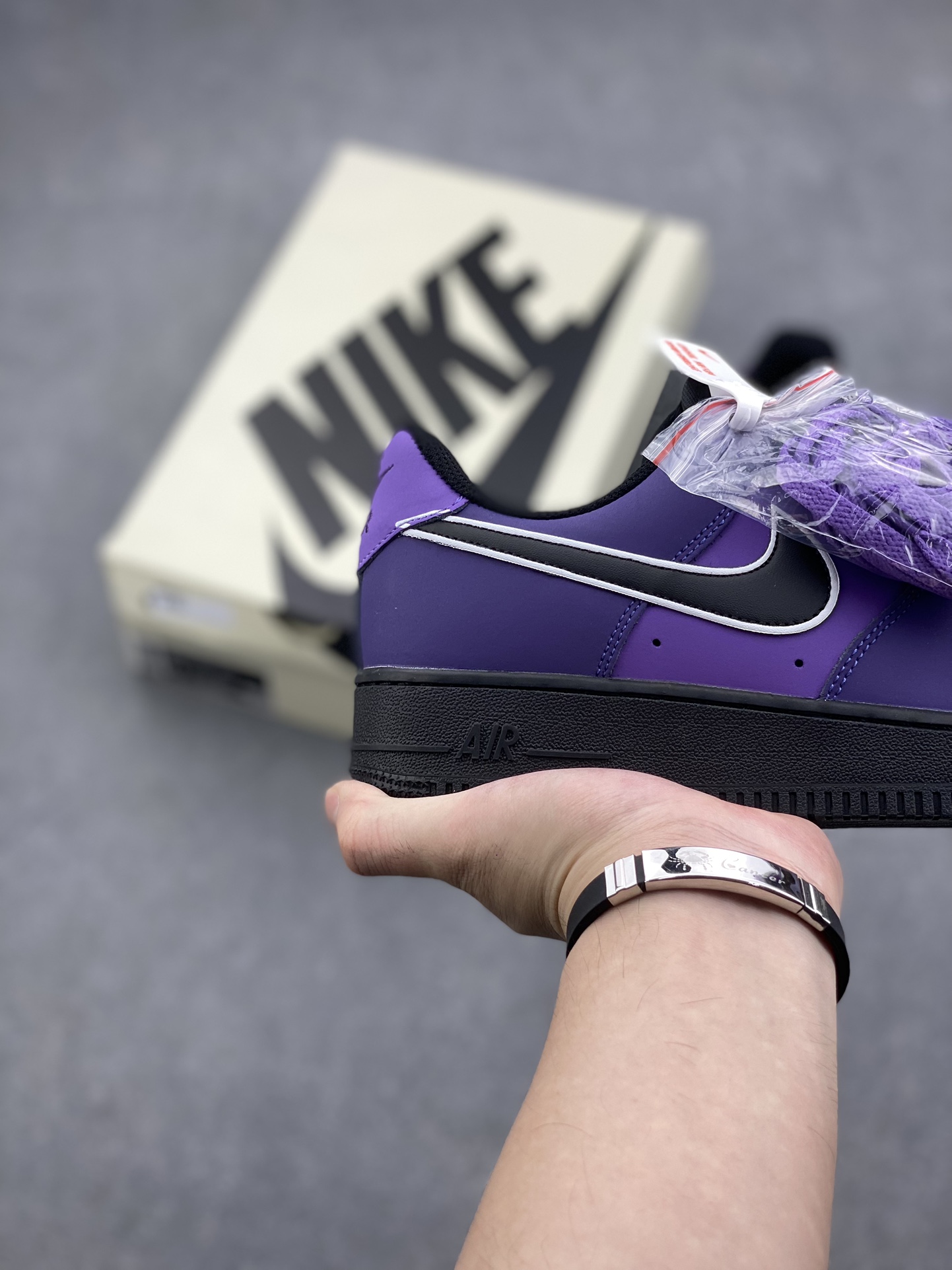 Nike Air Force 1 Low Purple and Black Casual Sneakers - DD8959-002 6 i1726937131 1382 2