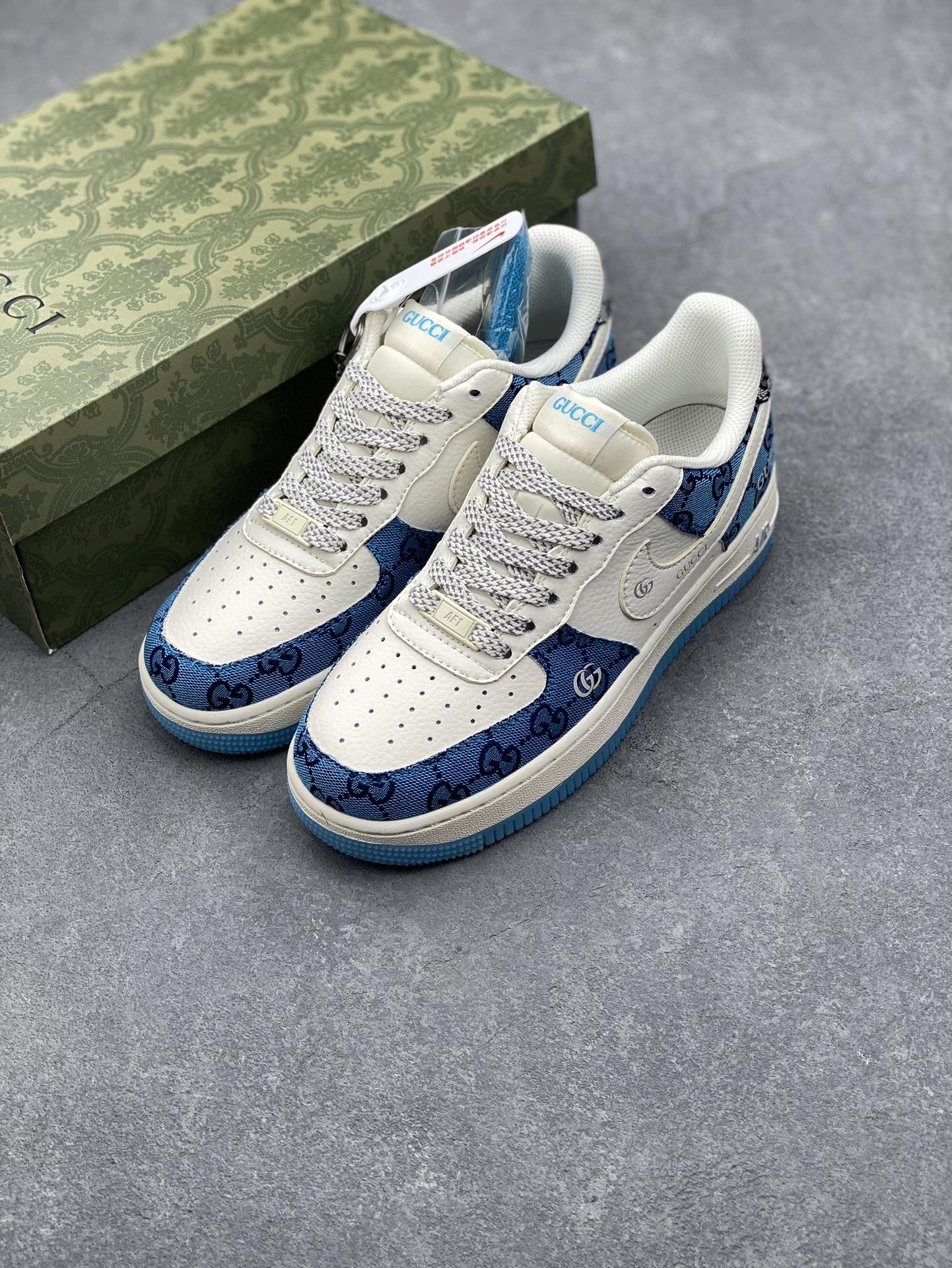 Nike Air Force 1 '07 Low Gucci Collab Casual Sneakers 8 i1727109669 4039 5