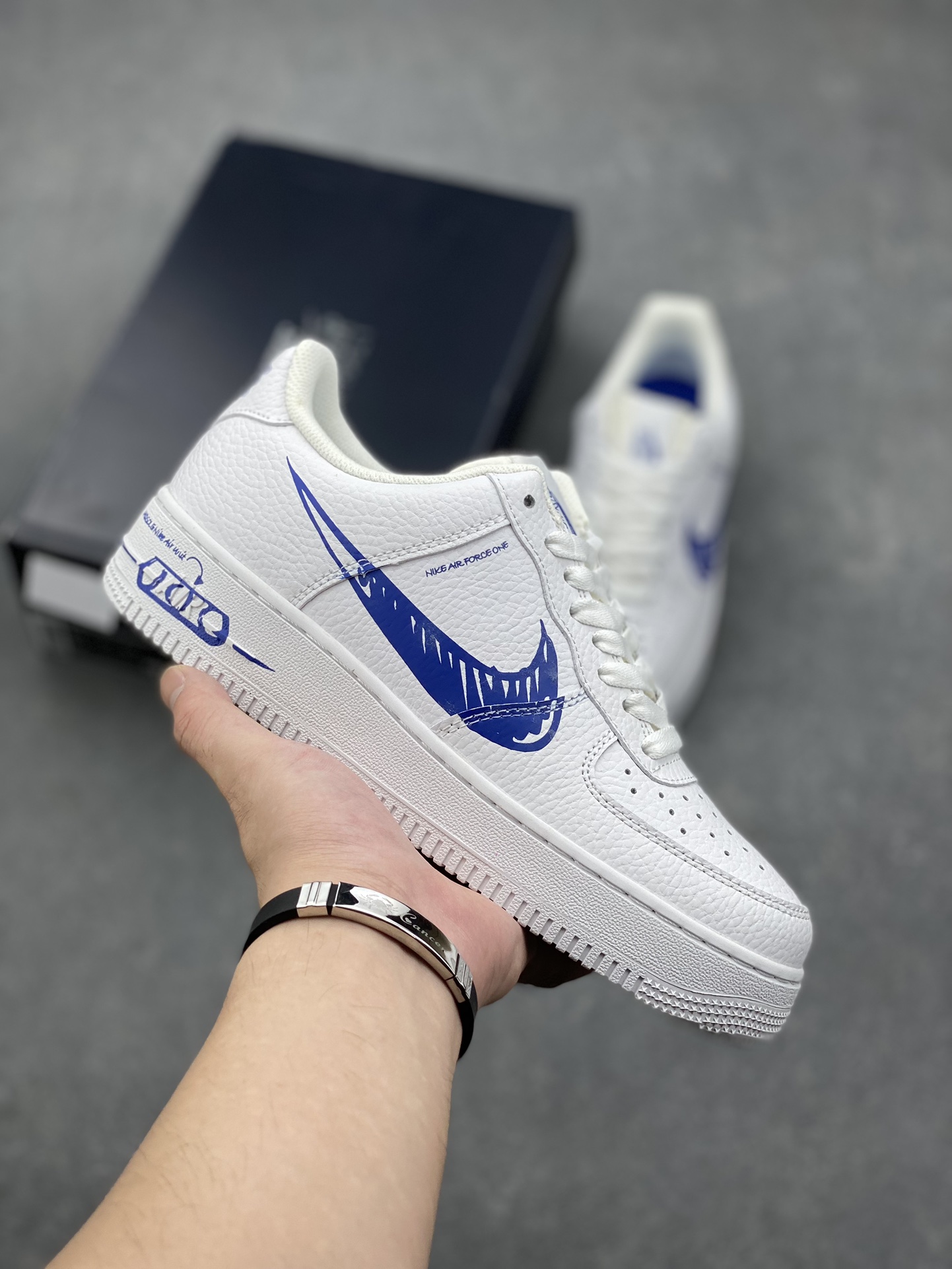 Nike Air Force 1 Low White/Blue Casual Sneakers CW7581-100 - Premium Quality 2 i1727195025 6355 0
