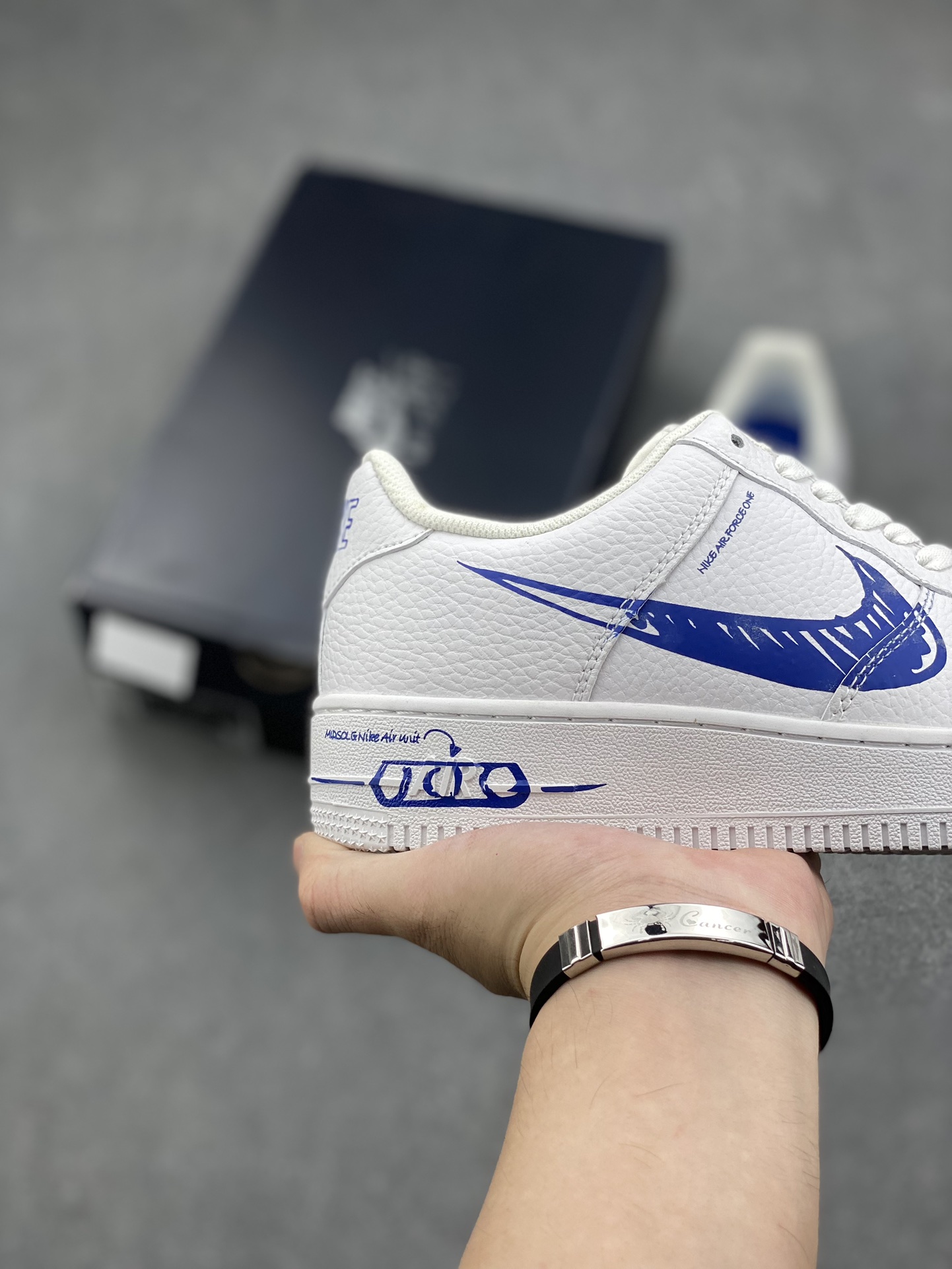 Nike Air Force 1 Low White/Blue Casual Sneakers CW7581-100 - Premium Quality 6 i1727195025 7385 3