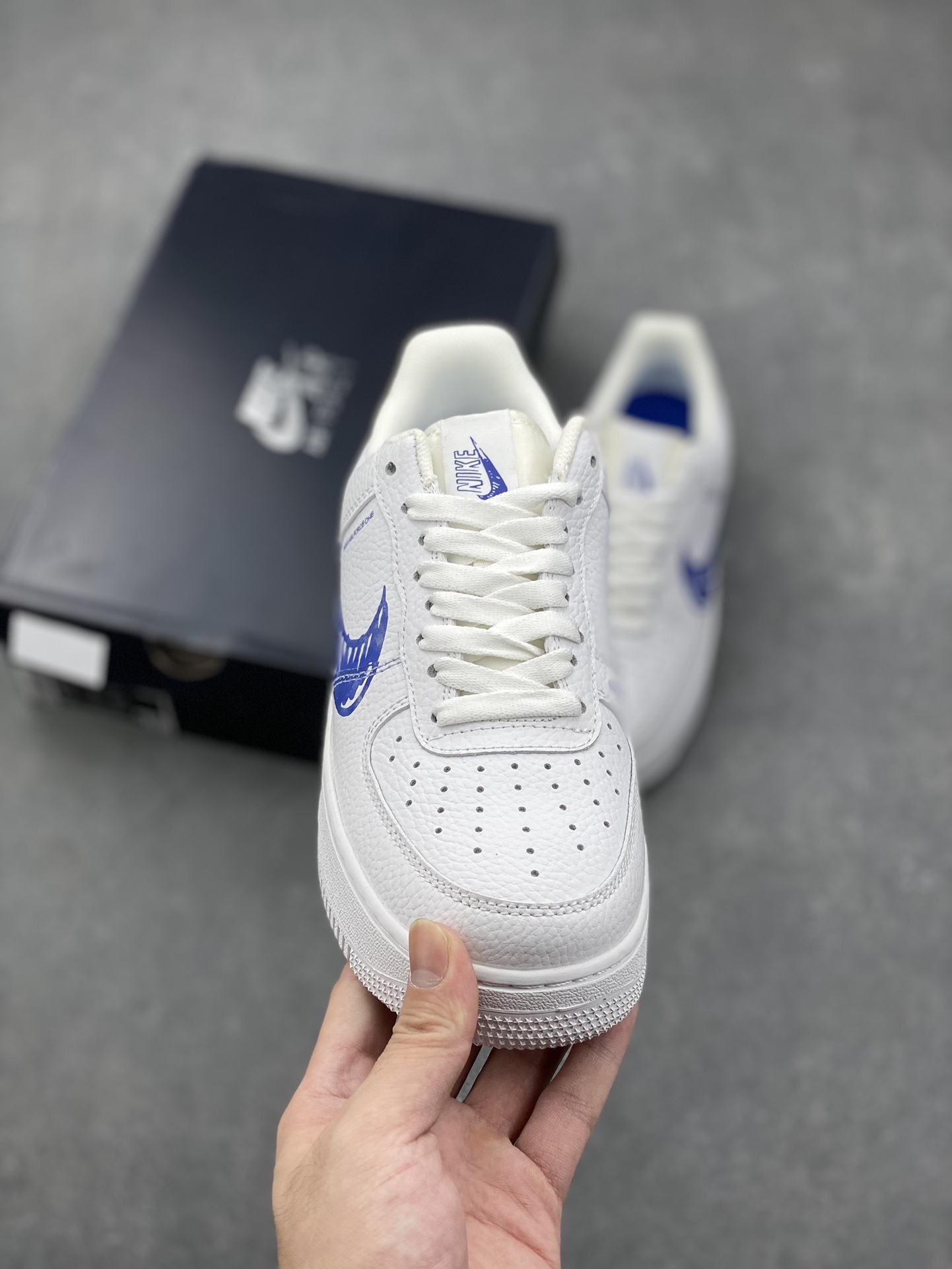 Nike Air Force 1 Low White/Blue Casual Sneakers CW7581-100 - Premium Quality 3 i1727195025 9813 1