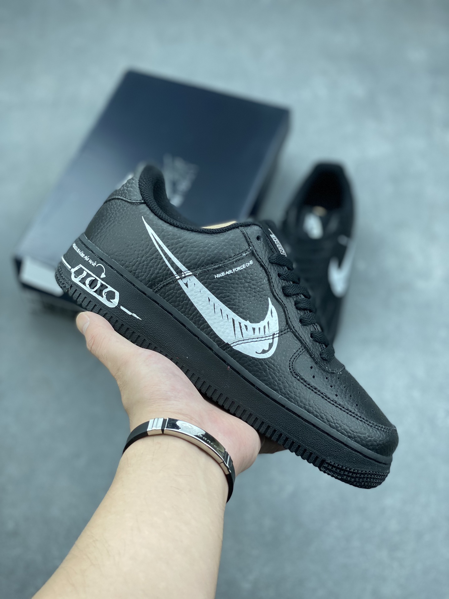 Nike Air Force 1 Low Black White Casual Sneakers CW7581-001 2 i1727195144 6094 2