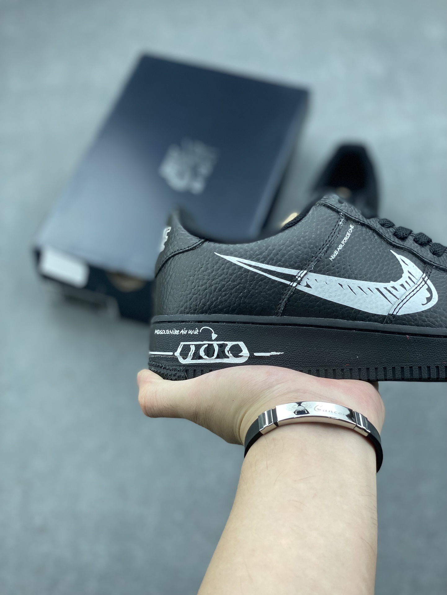 Nike Air Force 1 Low Black White Casual Sneakers CW7581-001 6 i1727195144 7636 3