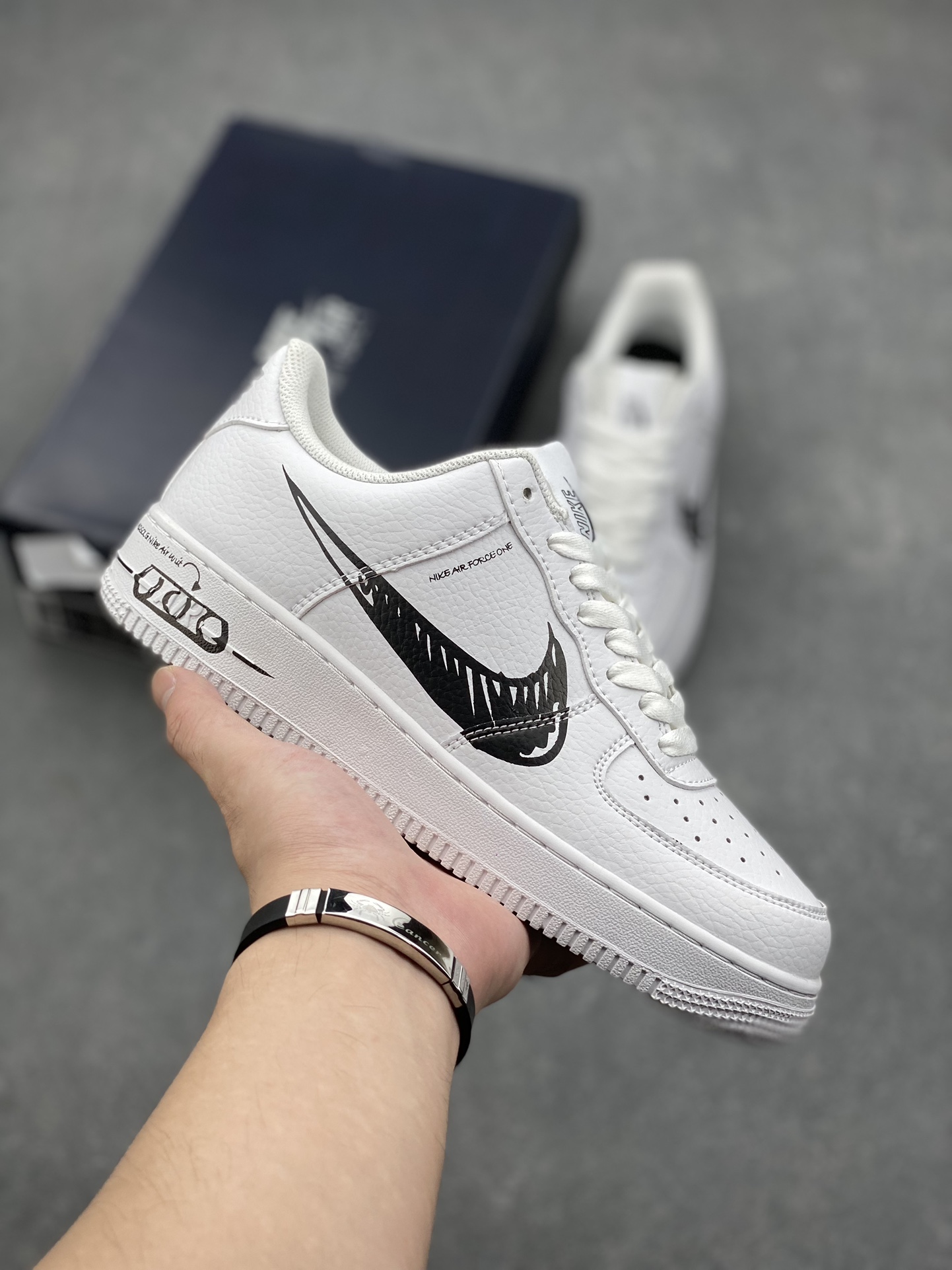 Nike Air Force 1 Low White/Black Casual Sneakers CW7581-101 2 i1727195188 5576 7
