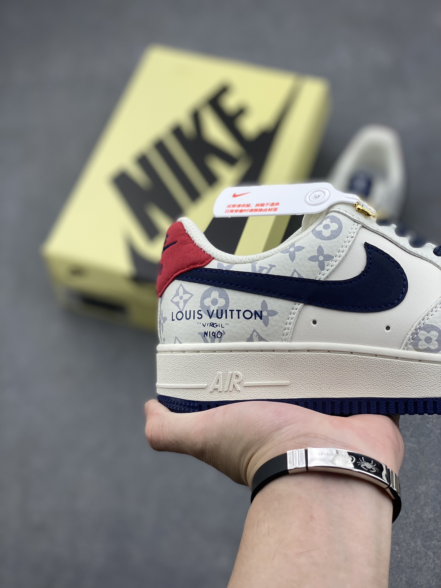 Nike Air Force 1 Low Louis Vuitton Custom Sneakers, Casual Shoes CW2288-111 6 i1727281227 3693 5