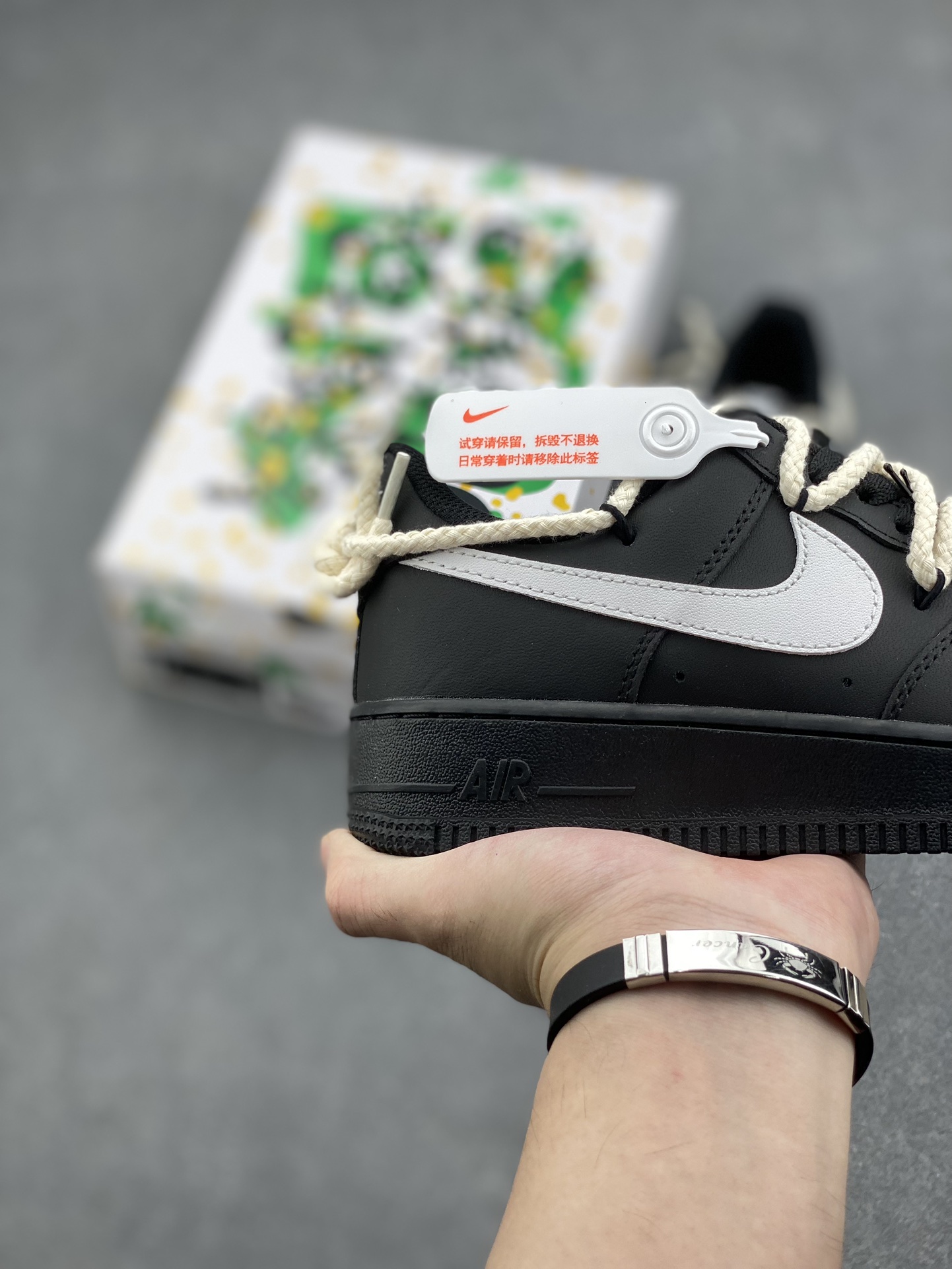 Nike Air Force 1 Low Black/White FV0627-010, Classic Style, Comfortable Fit 6 i1727281490 1867 0