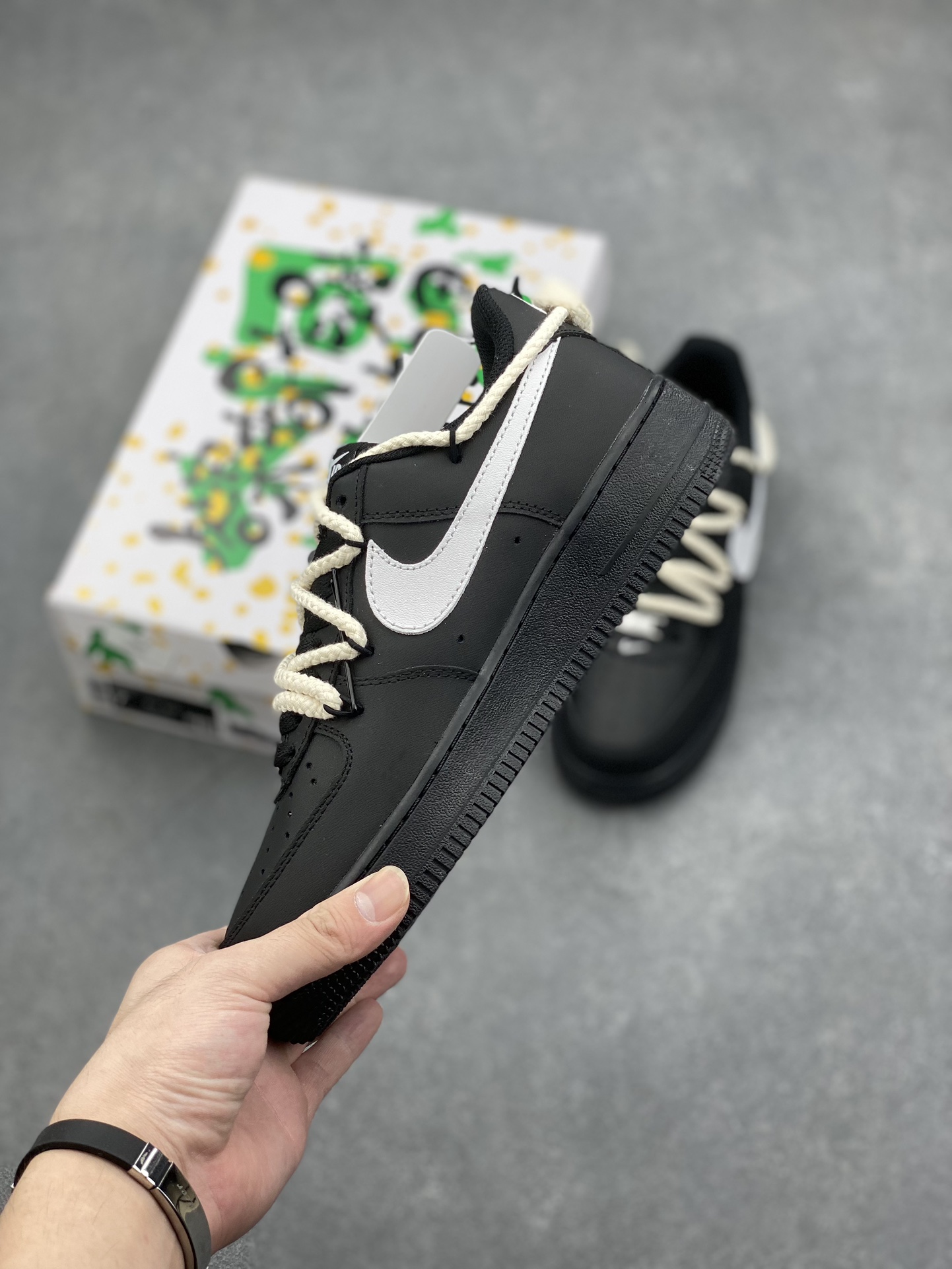 Nike Air Force 1 Low Black/White FV0627-010, Classic Style, Comfortable Fit 4 i1727281491 6271 6