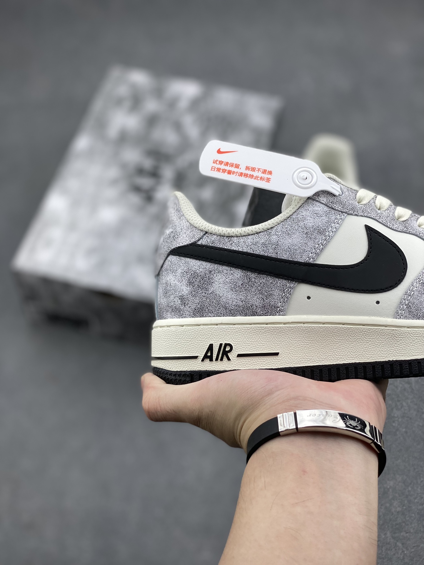 Nike Air Force 1 Low '07 Rock Black Casual Sneakers Original Leather 6 i1727281678 5885 0