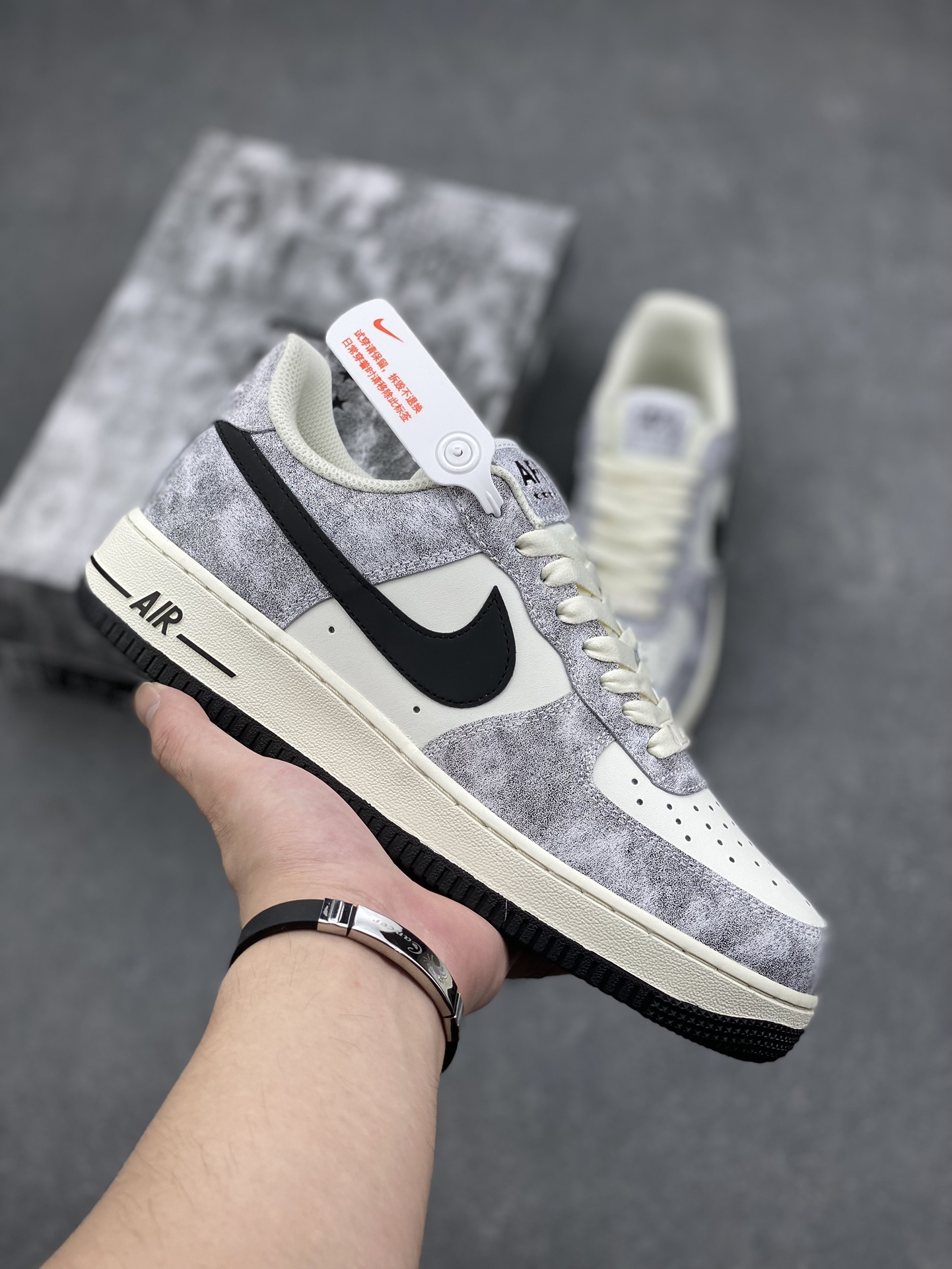 Nike Air Force 1 Low '07 Rock Black Casual Sneakers Original Leather 2 i1727281678 6765 0