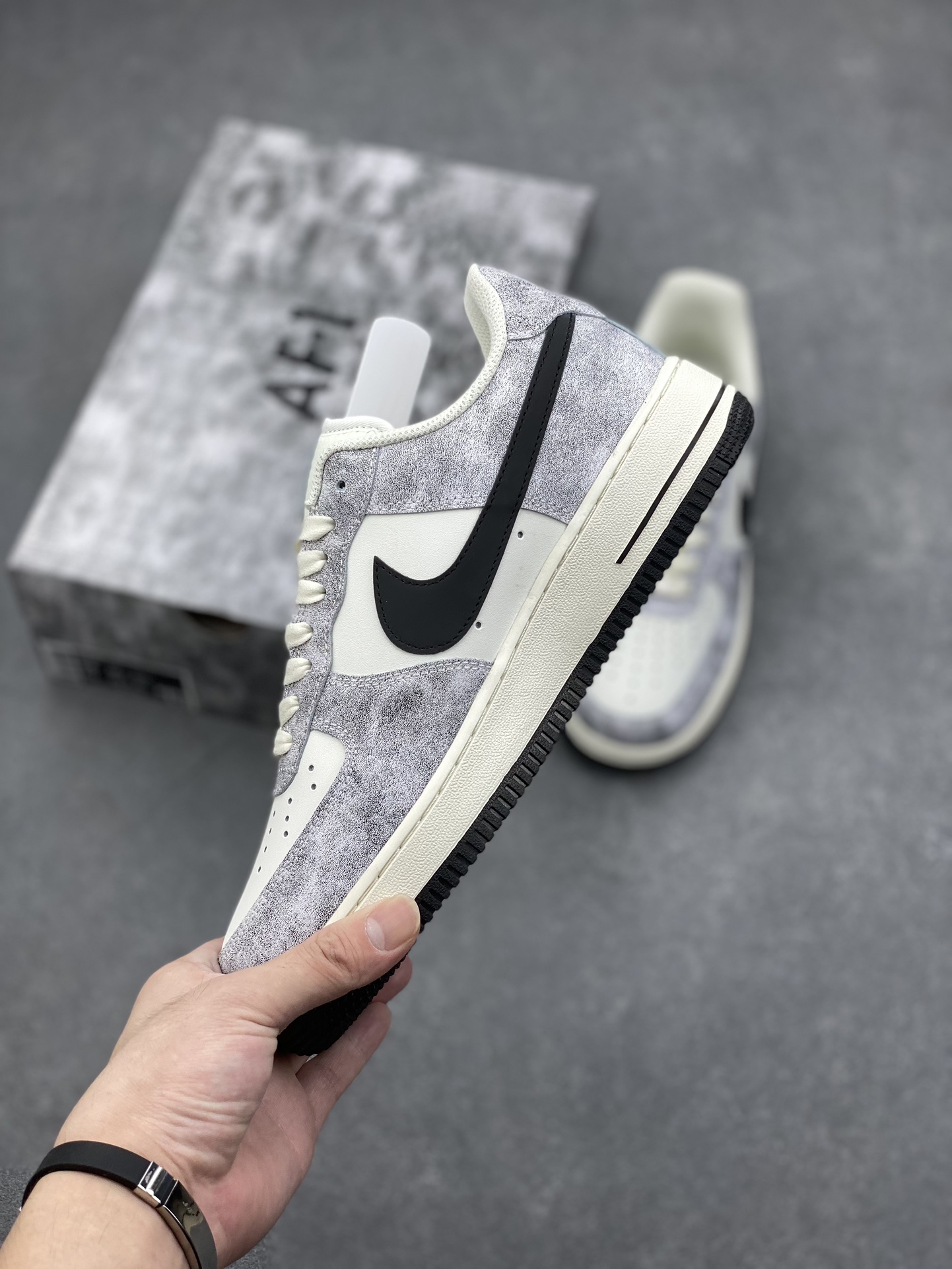 Nike Air Force 1 Low '07 Rock Black Casual Sneakers Original Leather 4 i1727281679 999 0