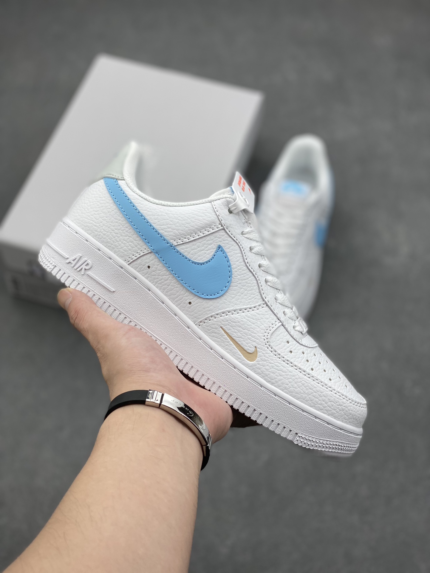 Nike Air Force 1 Low '07 White/Blue Casual Shoes HF0022-100 2 i1727281796 5633 7