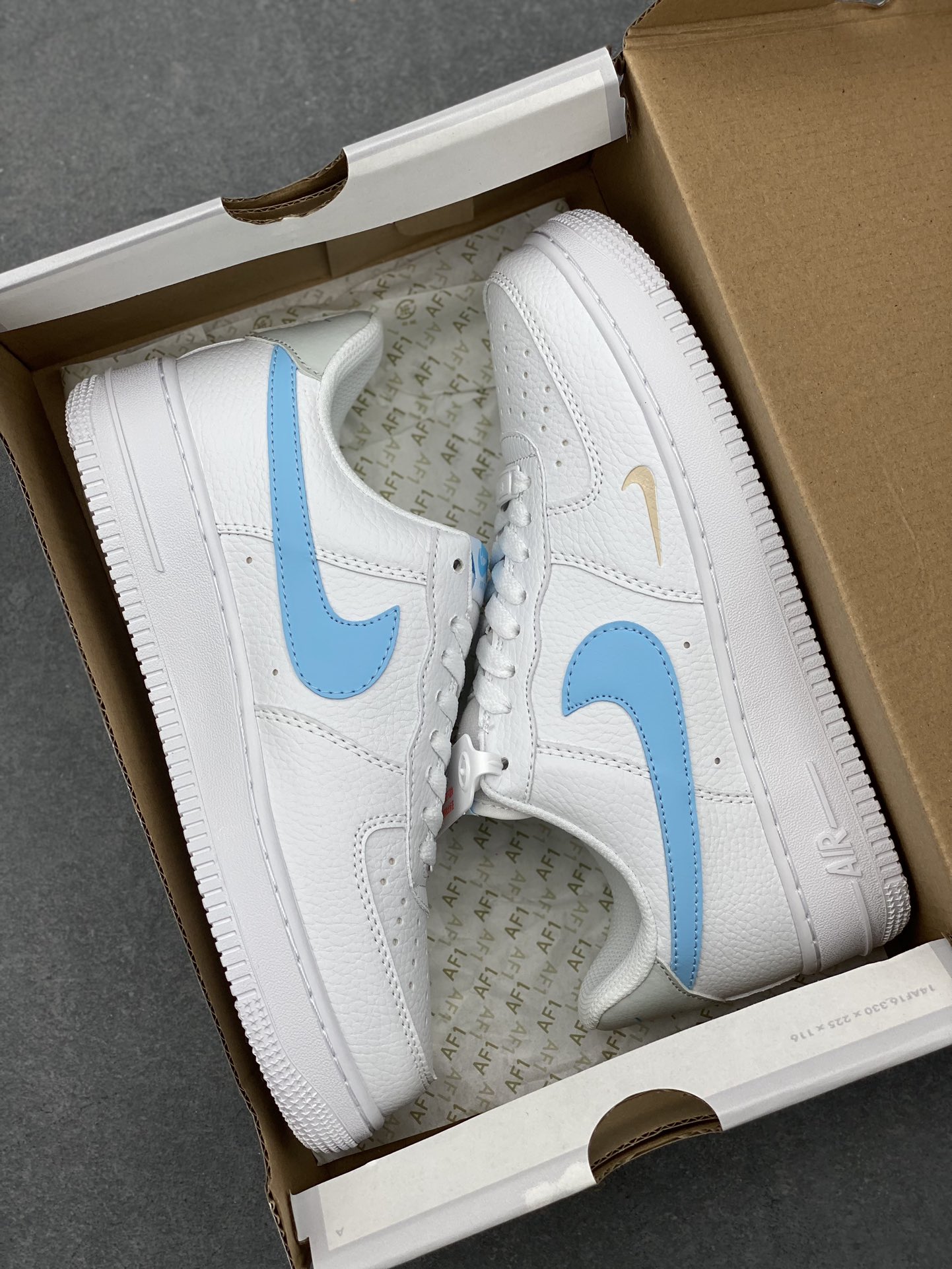 Nike Air Force 1 Low '07 White/Blue Casual Shoes HF0022-100 10 i1727281796 6018 6