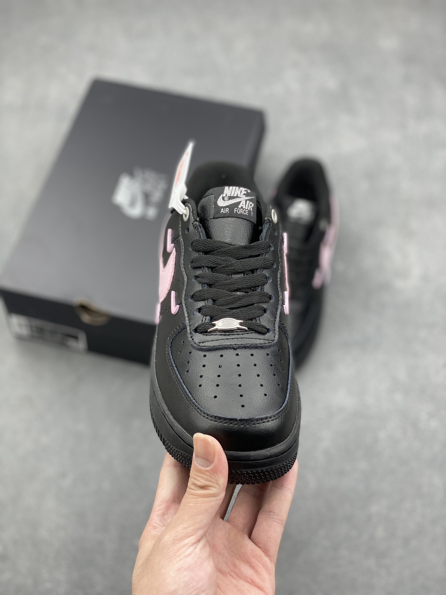 Nike Air Force 1 '07 Low Black/Pink Casual Fashion Sneakers HQ1180-001 3 i1727454800 7969 1