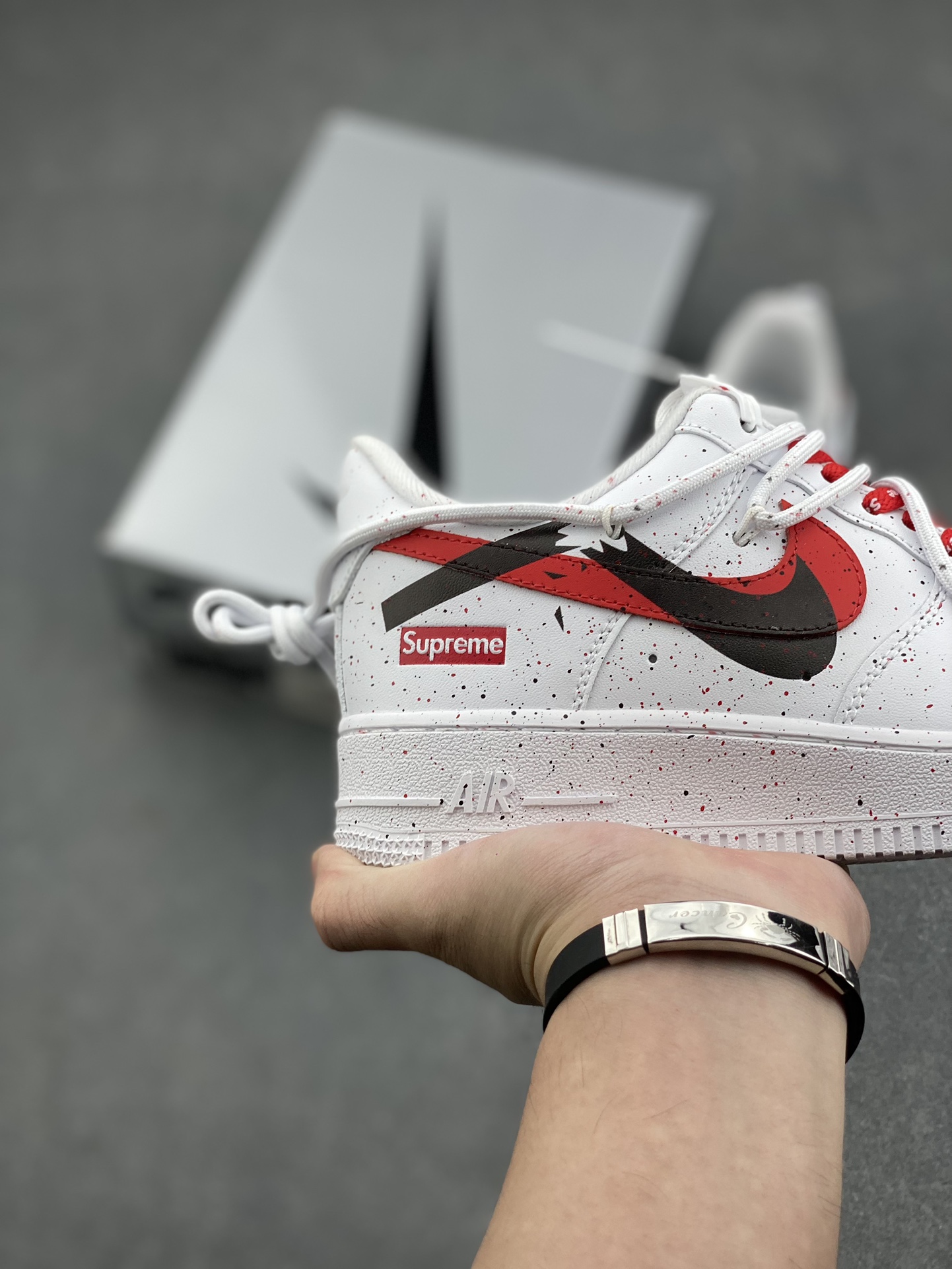 Supreme x Nike Air Force 1 Low Custom Sneakers - Limited Edition Design 6 i1727454999 316 0
