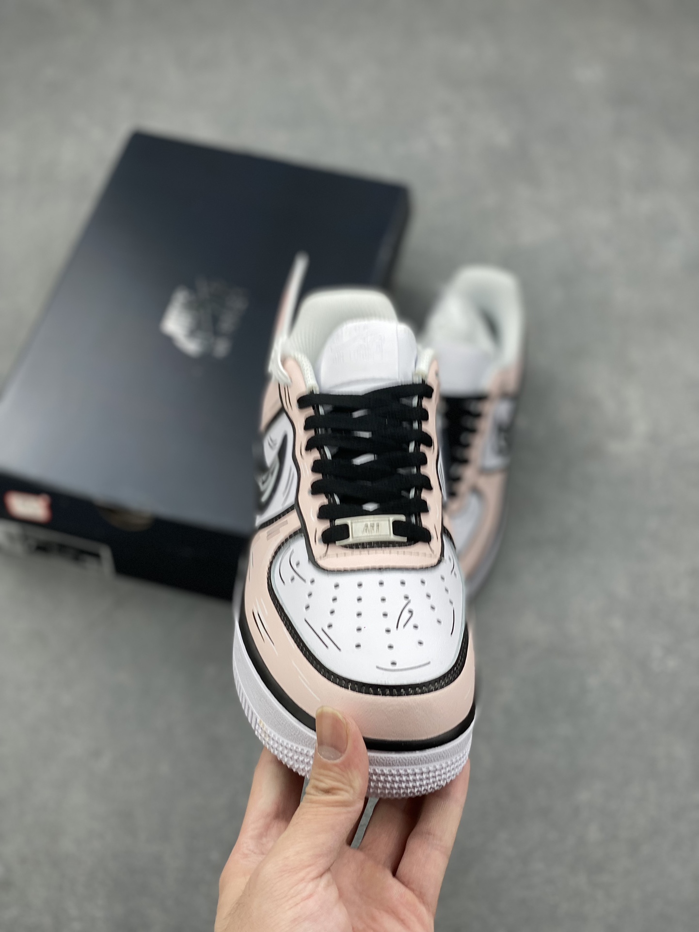 Nike Air Force 1 Low '07 Custom Anime Pink Sneakers - Size 36-45 3 i1727455088 2145 0