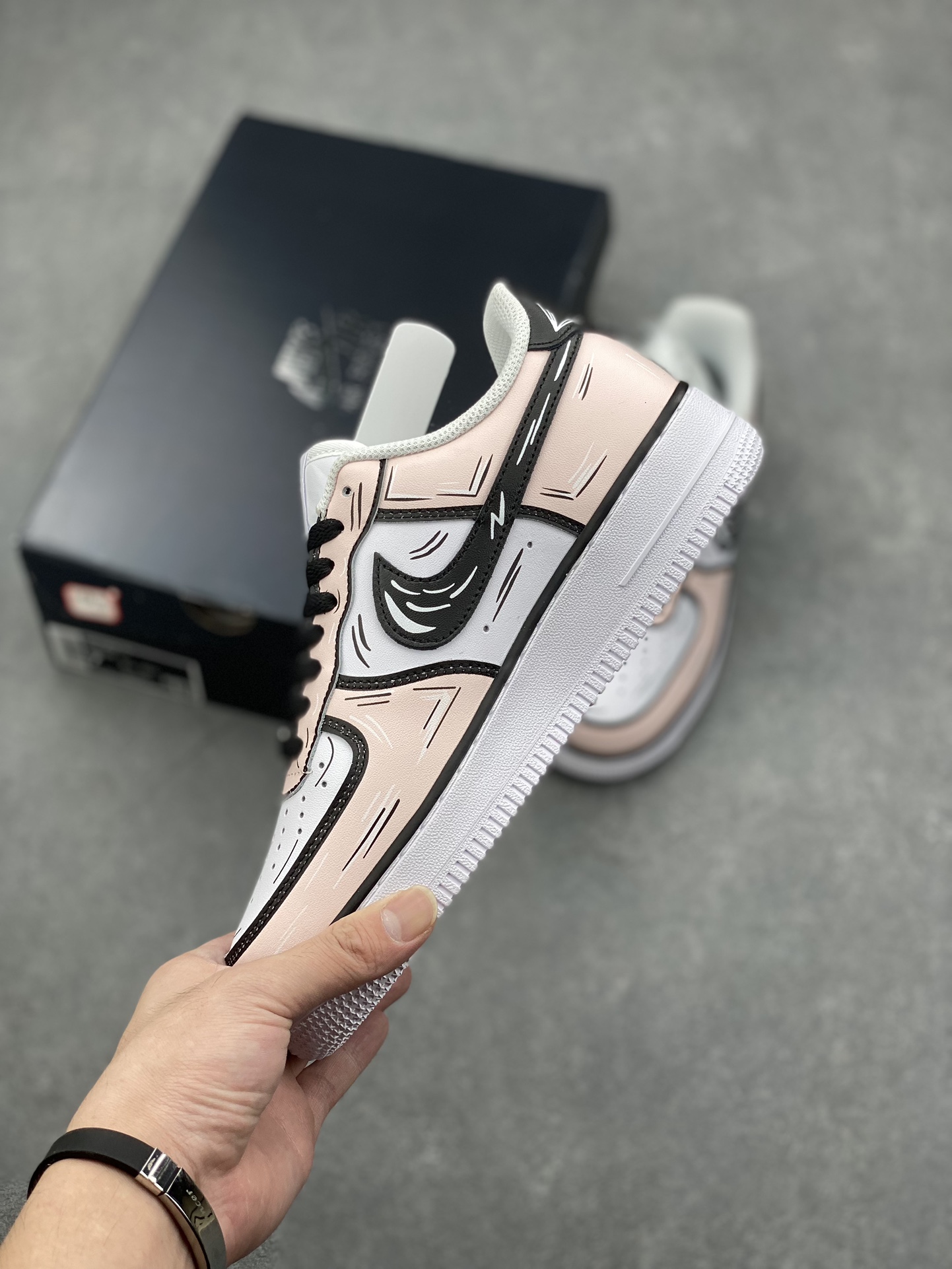 Nike Air Force 1 Low '07 Custom Anime Pink Sneakers - Size 36-45 4 i1727455088 5185 0