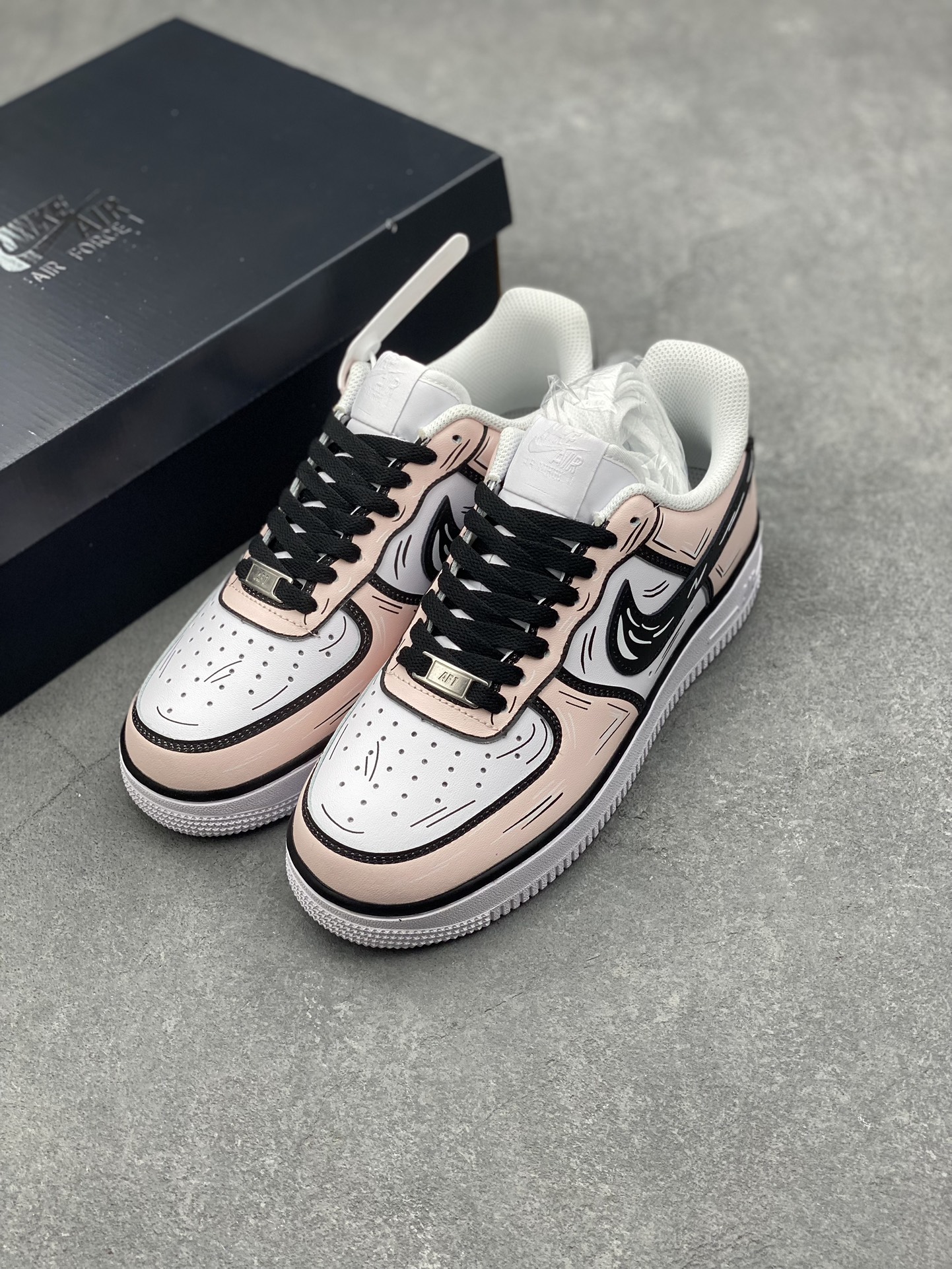 Nike Air Force 1 Low '07 Custom Anime Pink Sneakers - Size 36-45 9 i1727455088 724 0