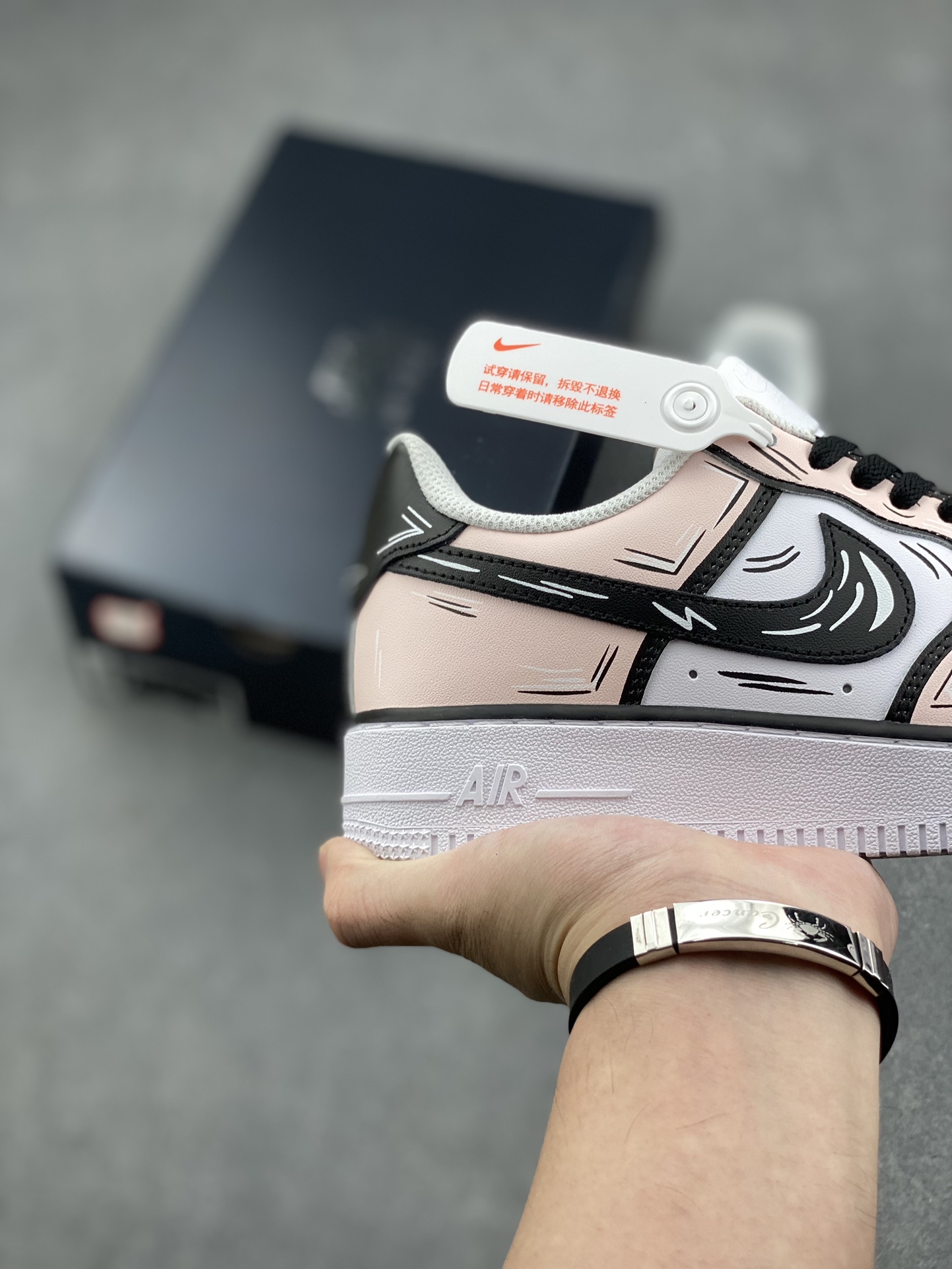 Nike Air Force 1 Low '07 Custom Anime Pink Sneakers - Size 36-45 6 i1727455088 7463 0