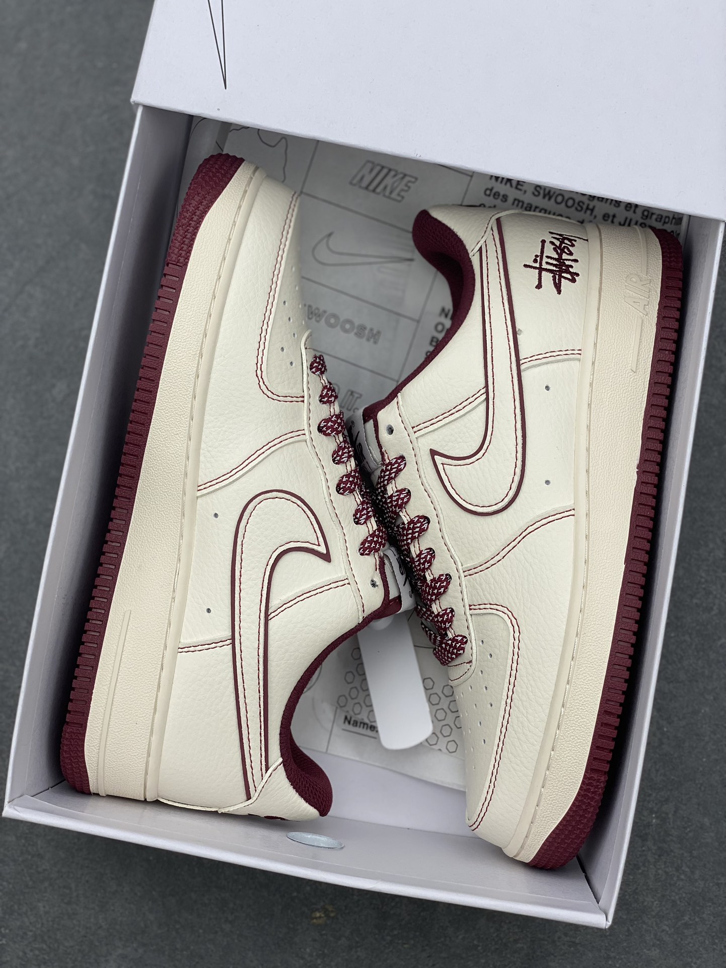 Nike Air Force 1 Low CW2288-111 - Casual Sneakers - Premium Leather 10 i1727540112 251 2