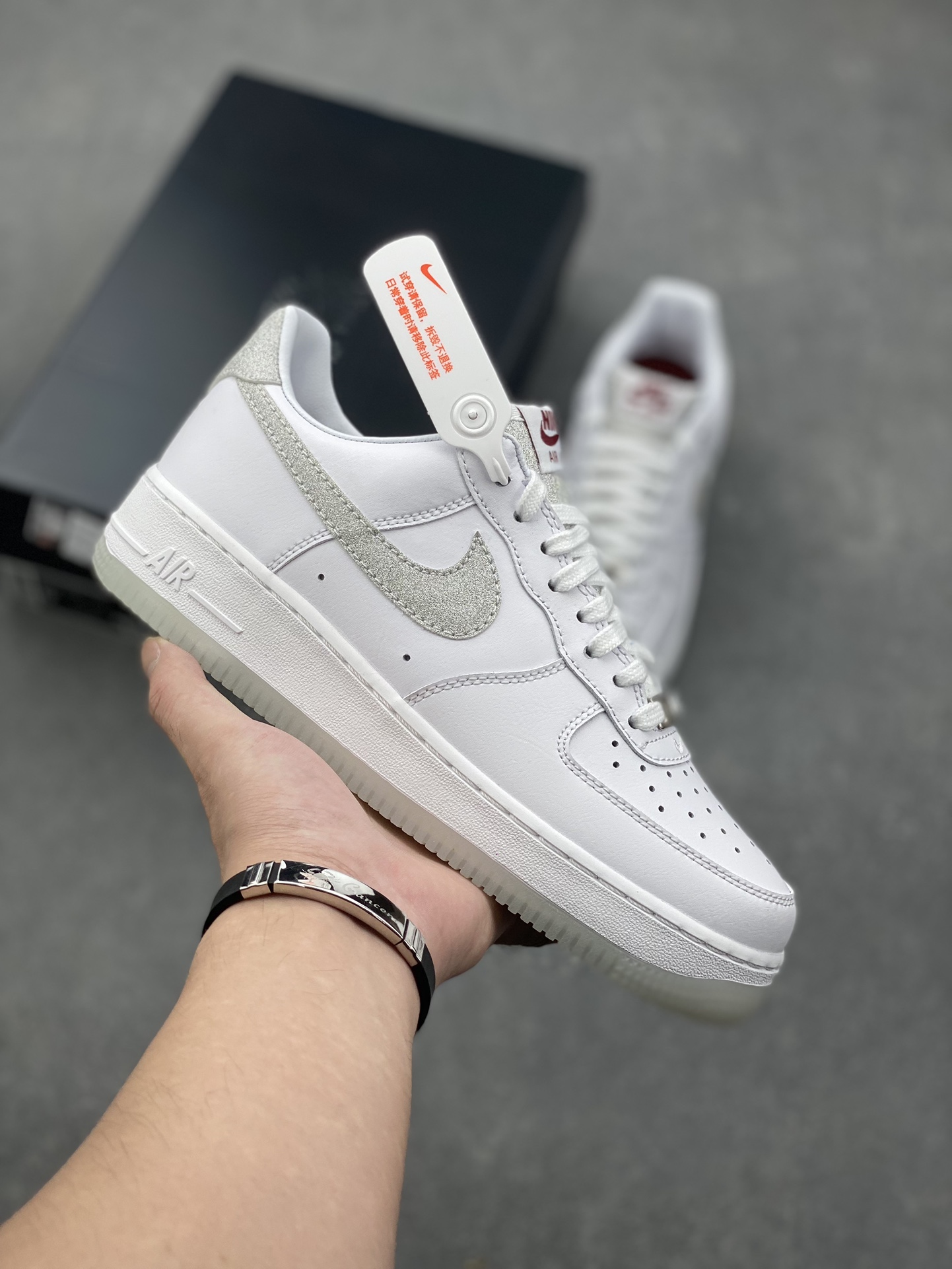 NK Air Force 1 Low White/Grey Casual Sneakers HQ3461-191 - Premium Comfort 2 i1727540176 1804 7