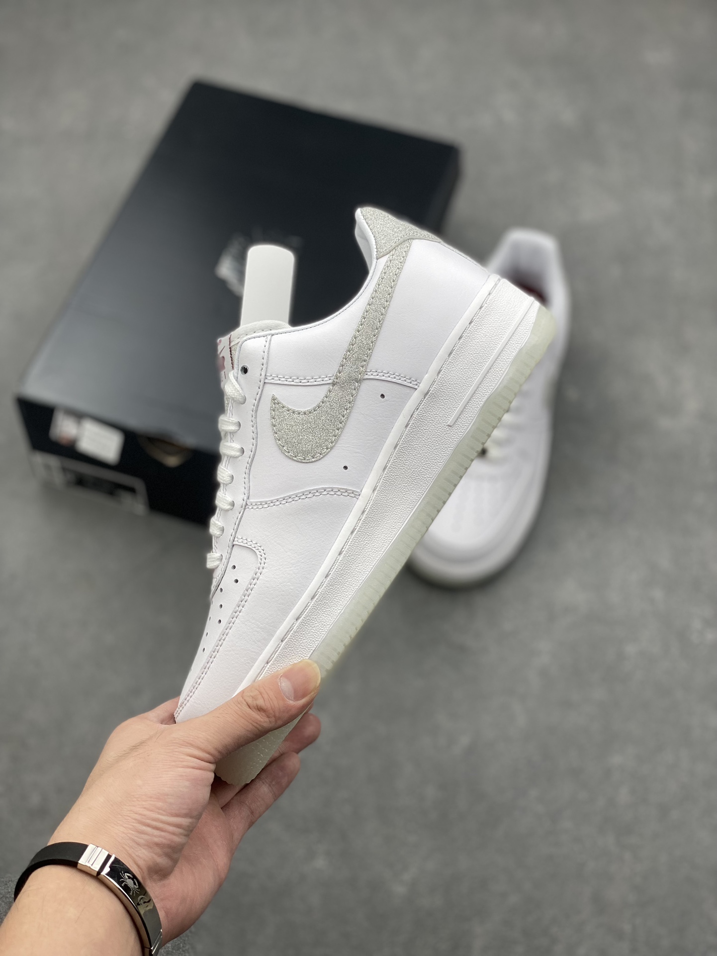 NK Air Force 1 Low White/Grey Casual Sneakers HQ3461-191 - Premium Comfort 4 i1727540176 5090 8