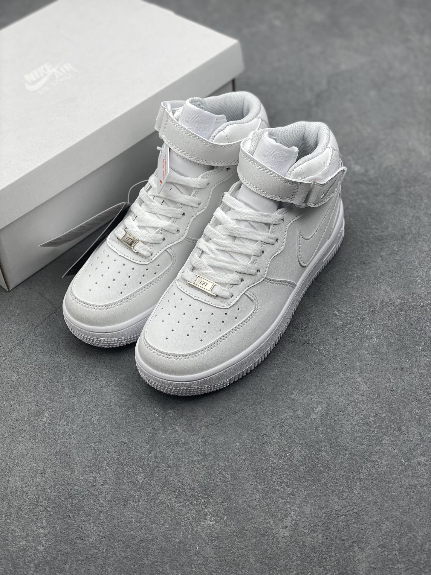 Nike Air Force 1 '07 Mid White Leather Sneakers - Timeless Style & Comfort 8 i1727540341 5733 7