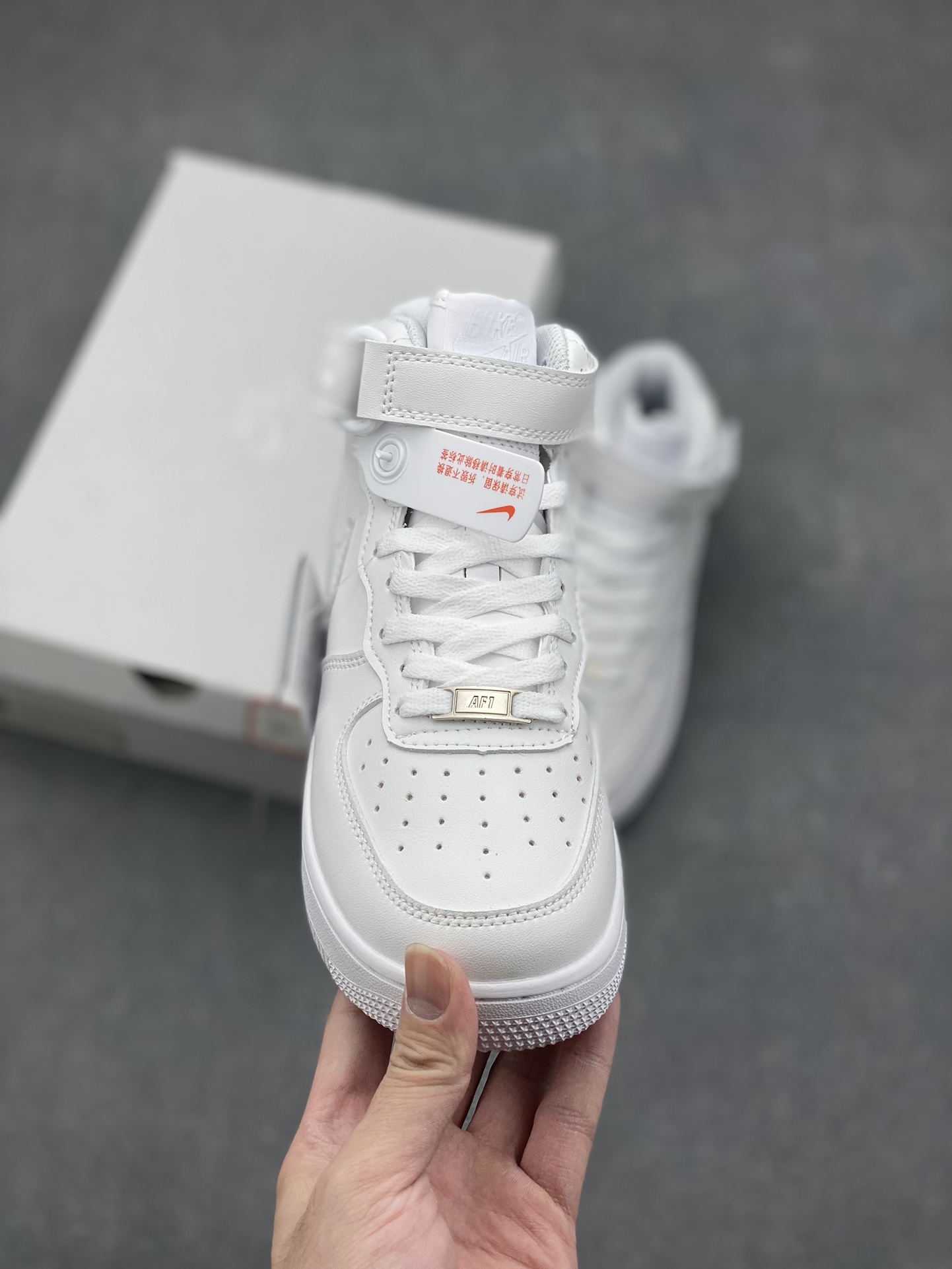 Nike Air Force 1 '07 Mid White Leather Sneakers - Timeless Style & Comfort 3 i1727540341 8043 1