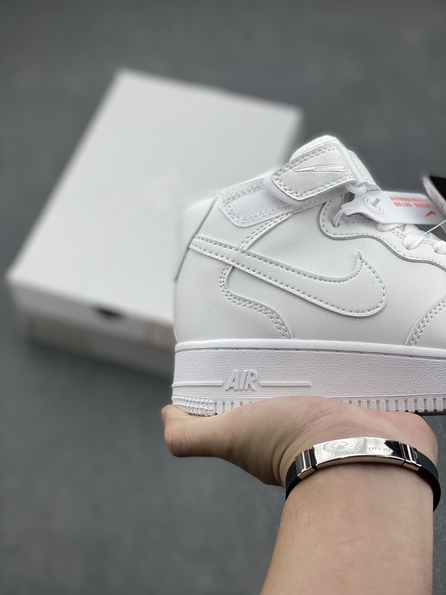 Nike Air Force 1 '07 Mid White Leather Sneakers - Timeless Style & Comfort 5 i1727540341 8377 3