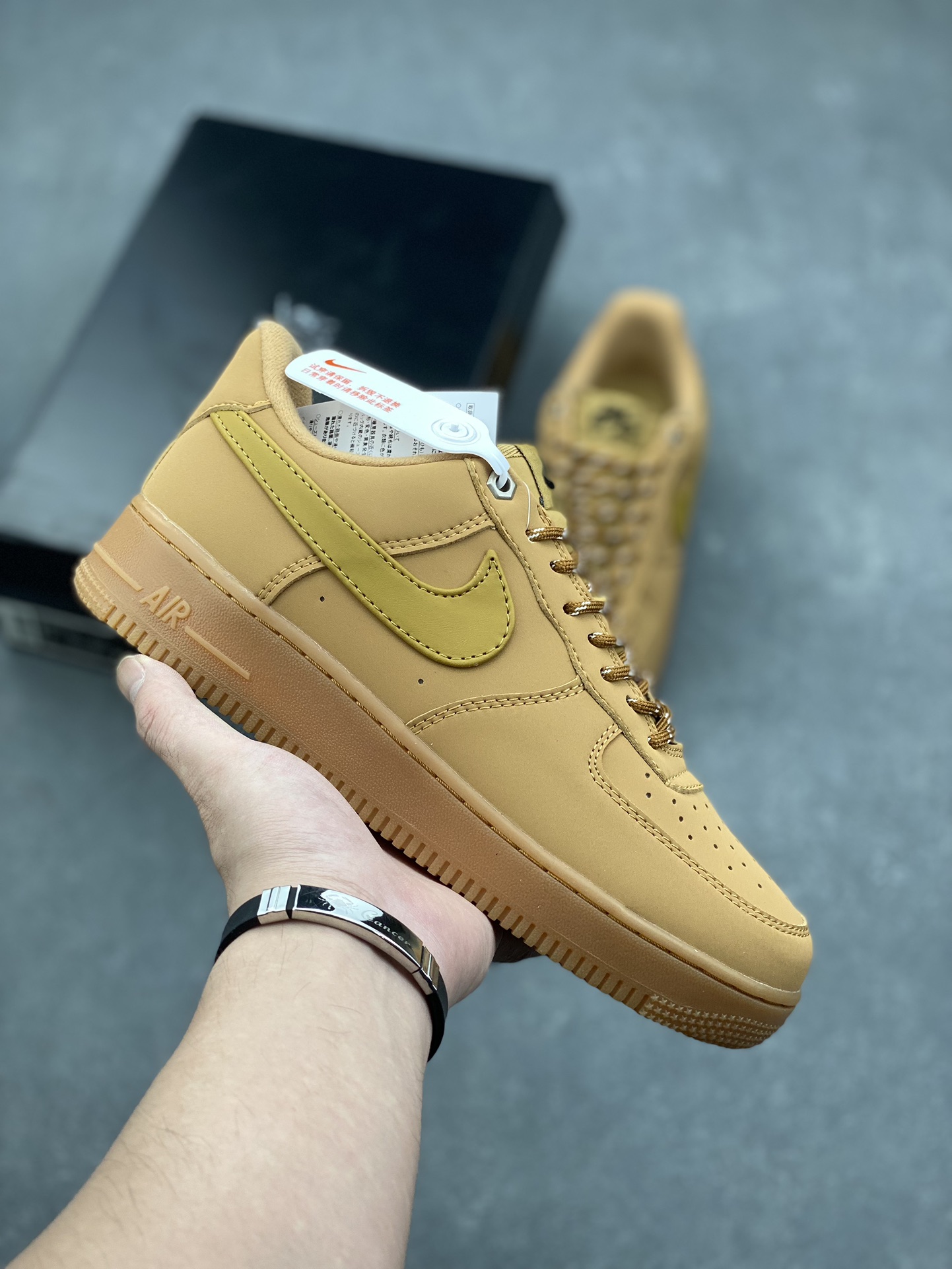 Nike Air Force 1 Low '07 Casual Sneakers - CJ9179-200 Brown Color, Comfortable Fit 2 i1727540374 203 6