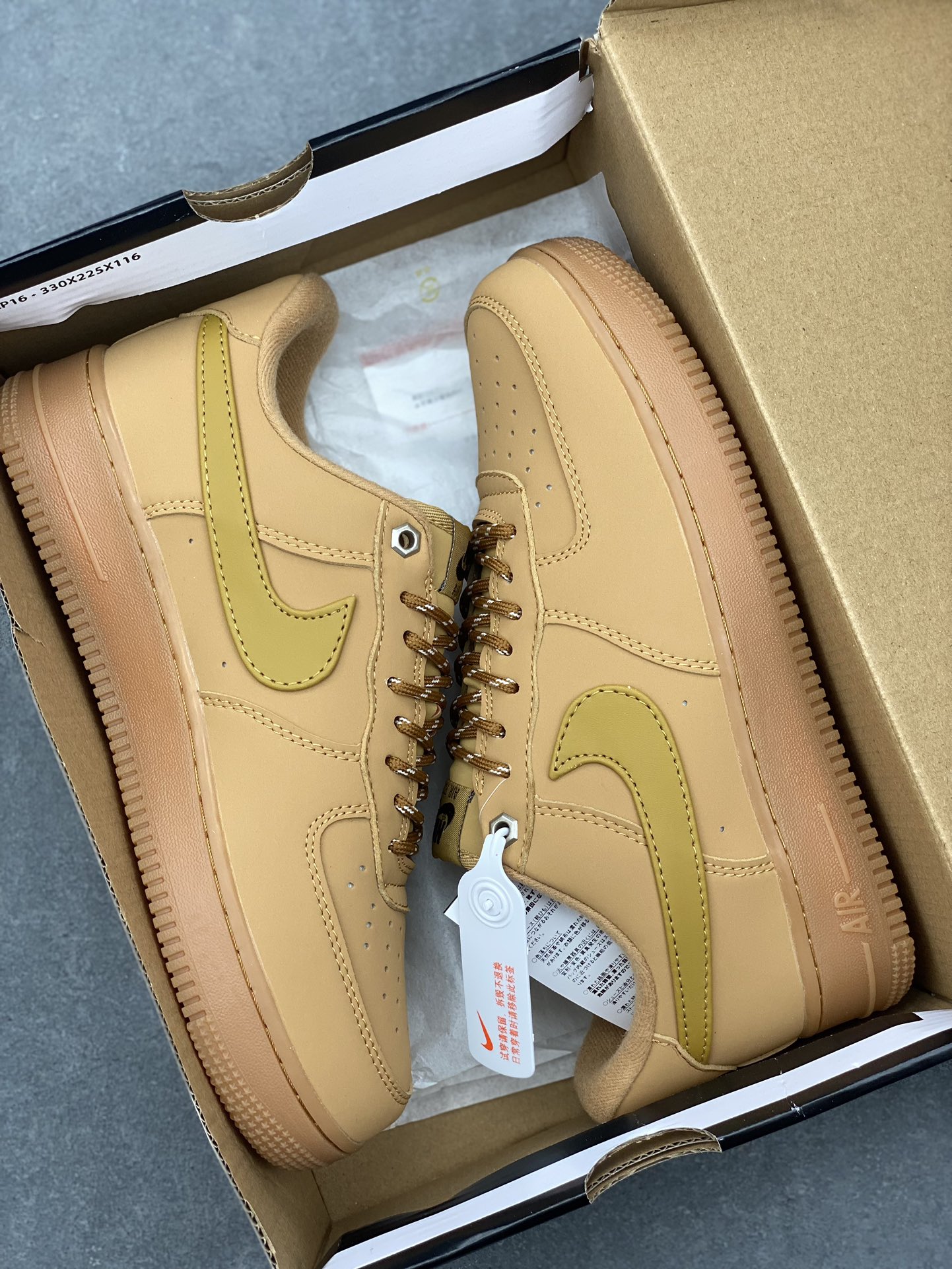 Nike Air Force 1 Low '07 Casual Sneakers - CJ9179-200 Brown Color, Comfortable Fit 10 i1727540375 2545 8
