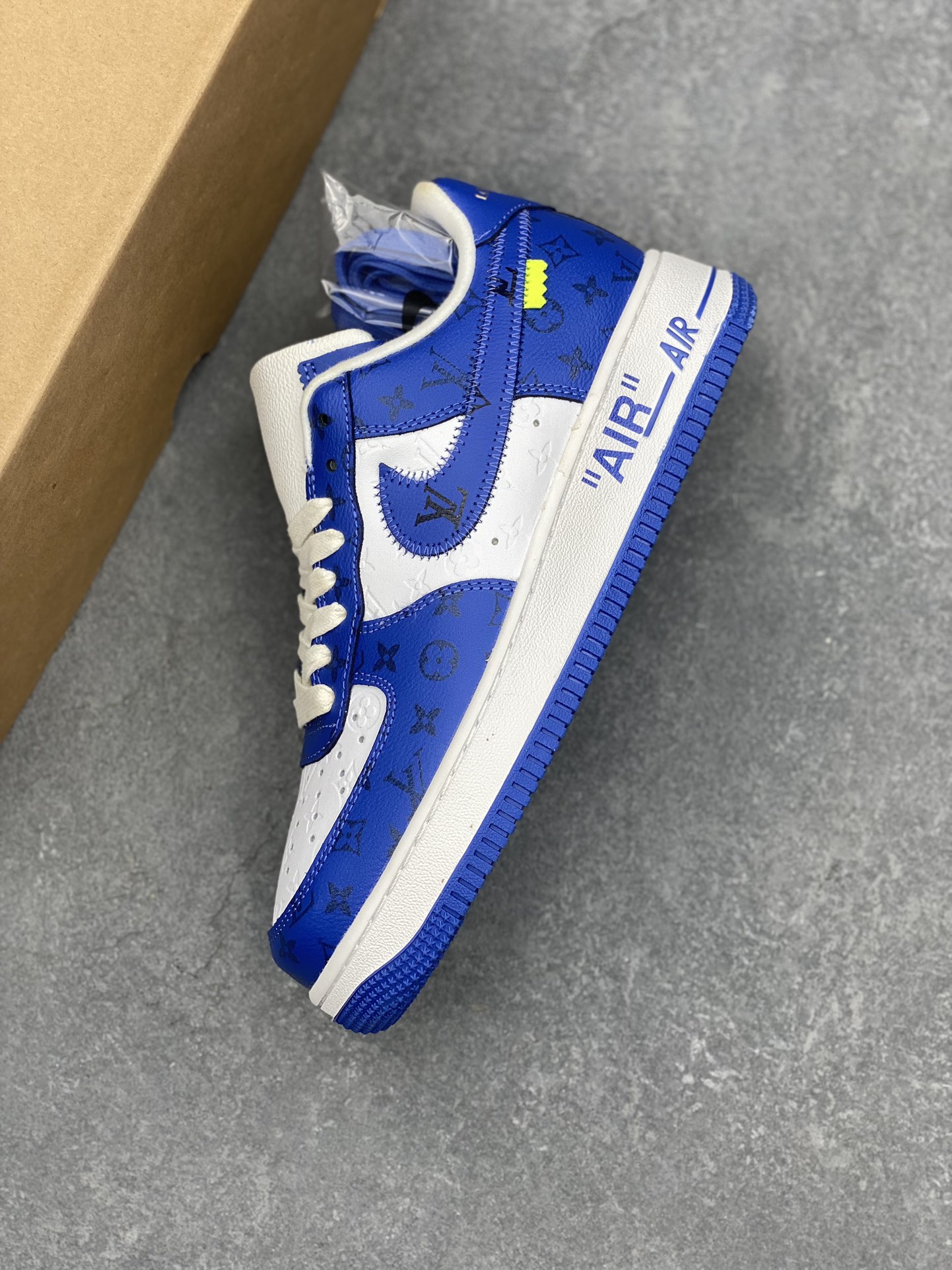 Louis Vuitton x Air Force 1 Low Blue/White Designer Sneakers for Men and Women 8 i1727629404 797 1