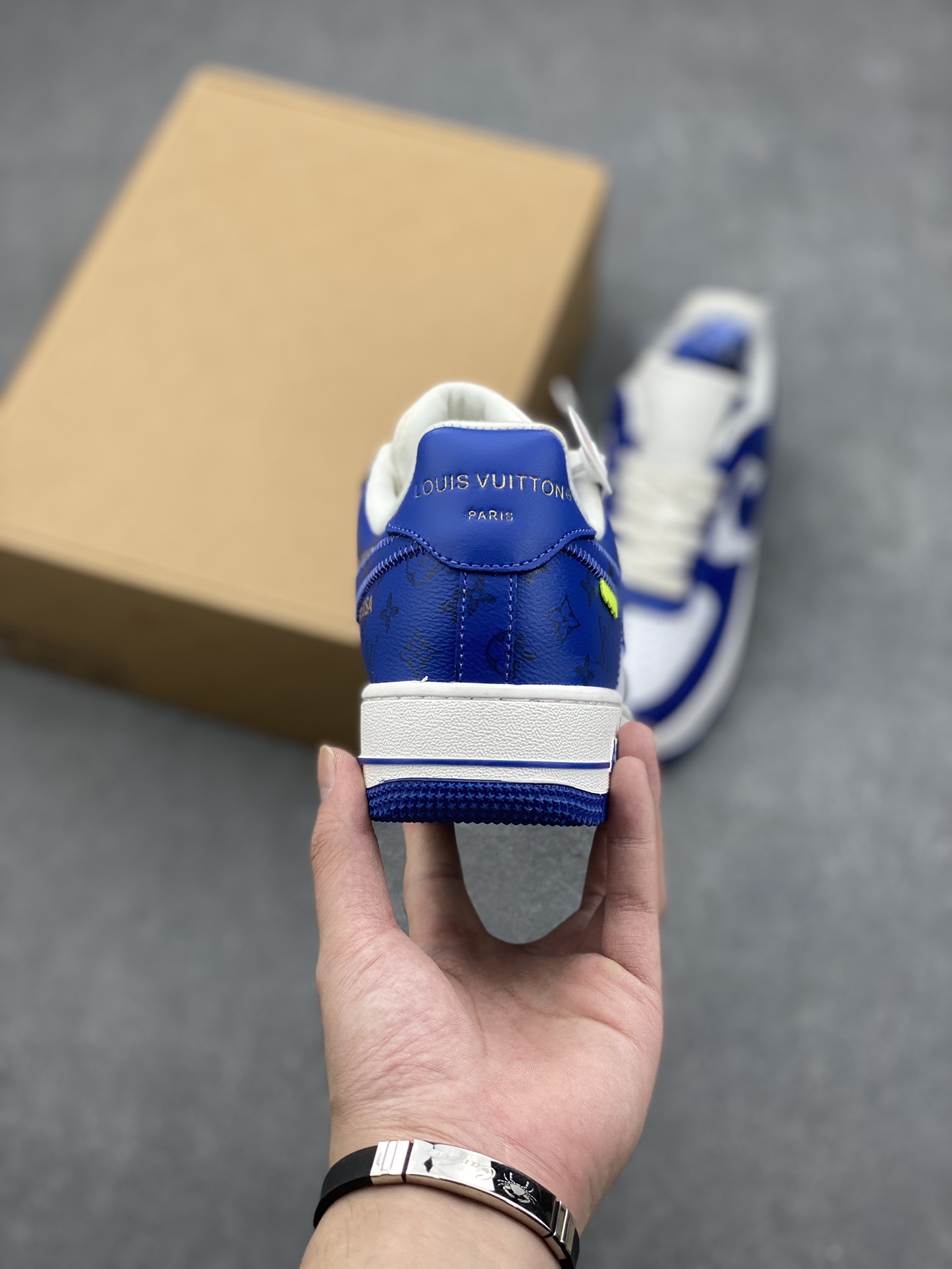 Louis Vuitton x Air Force 1 Low Blue/White Designer Sneakers for Men and Women 5 i1727629405 49 7