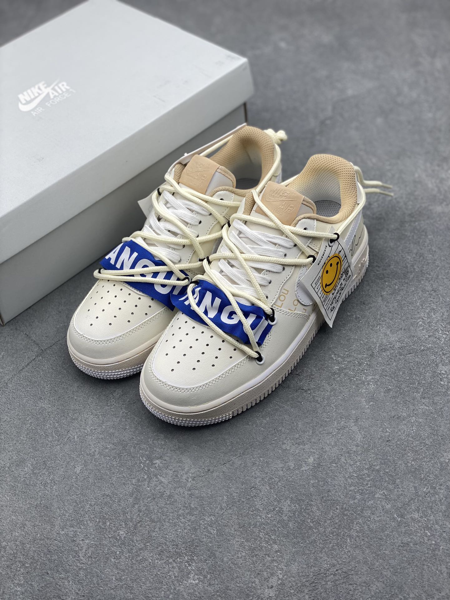 Louis Vuitton x Air Force 1 Low Cream White, Premium Quality, Full Size Range 9 i1727629574 1977 8