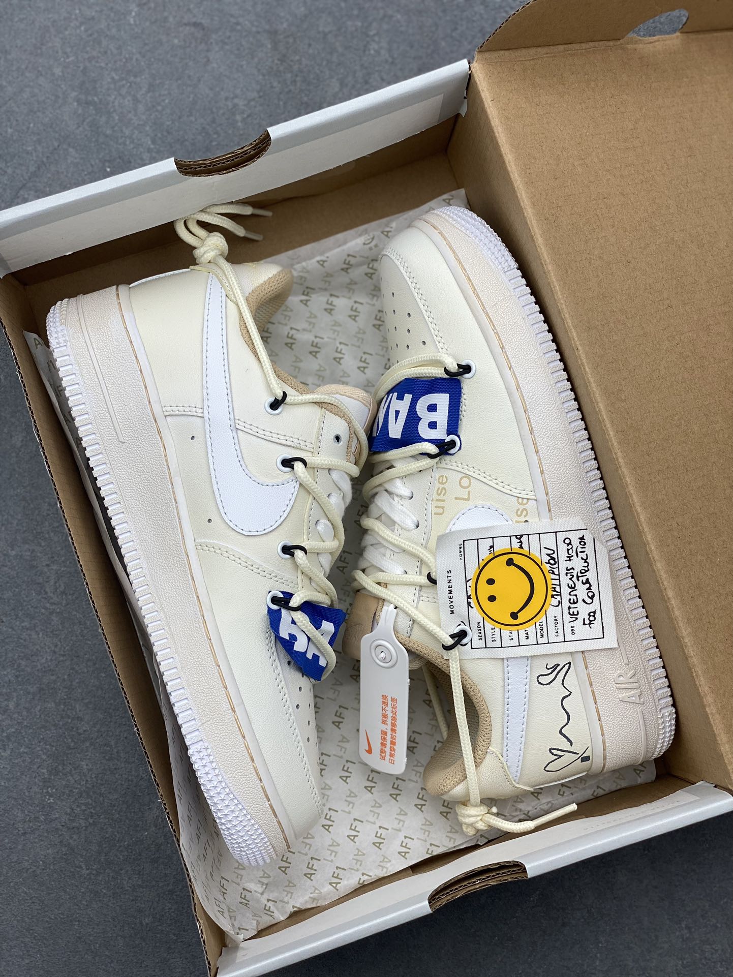 Louis Vuitton x Air Force 1 Low Cream White, Premium Quality, Full Size Range 10 i1727629574 6284 6