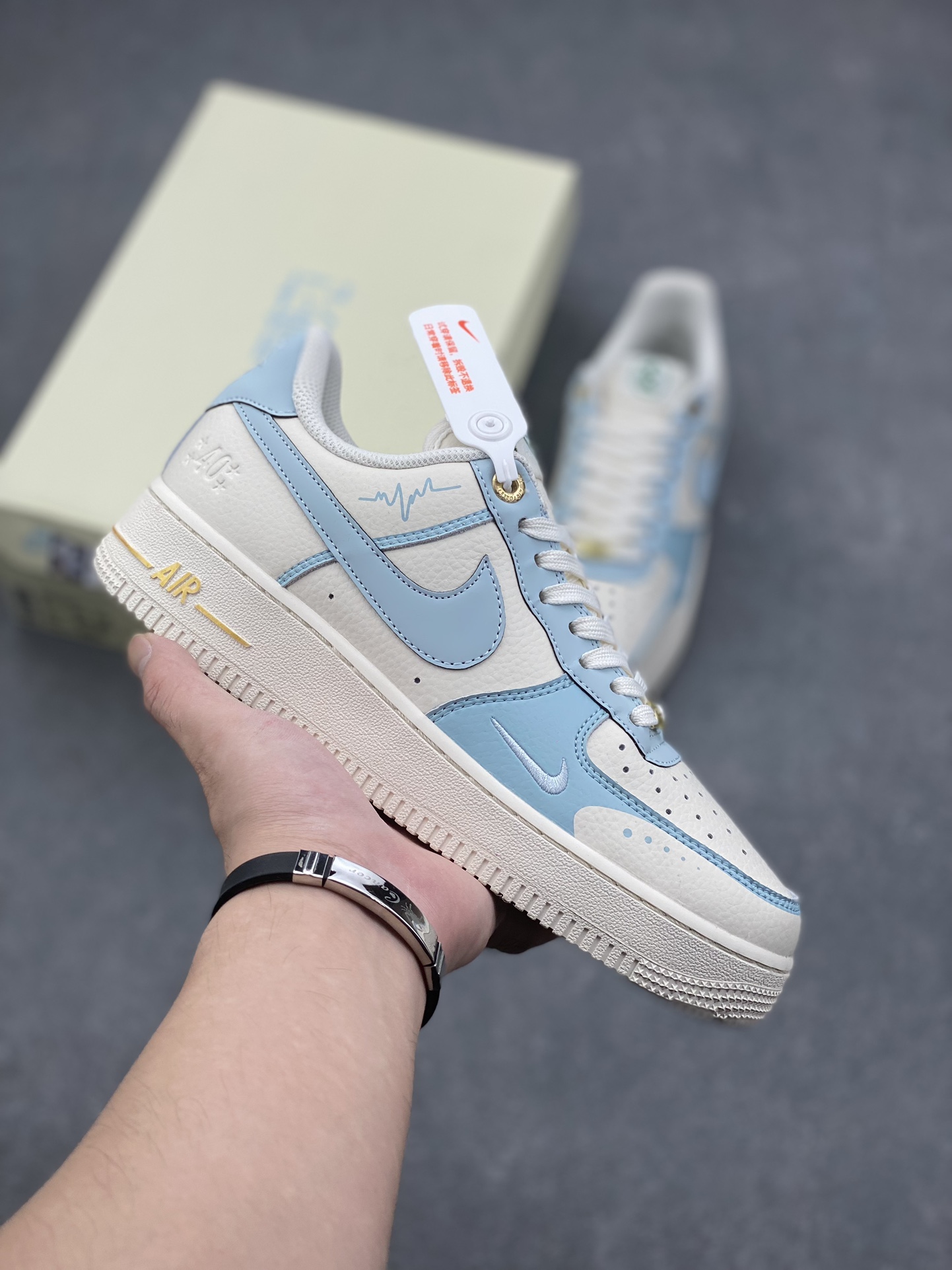 Nike Air Force 1 '07 Low Light Blue Sneakers DQ7582-101 2 i1727629873 4292 7