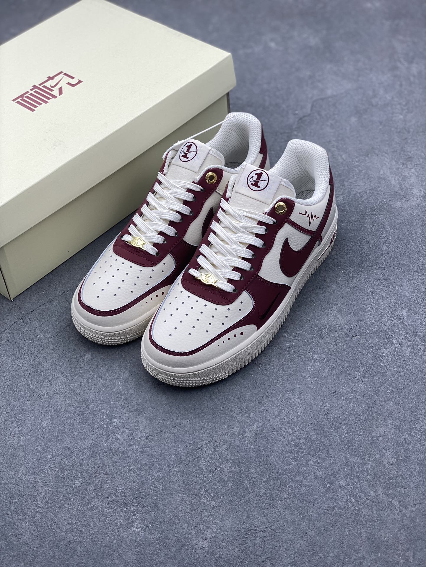 Nike Air Force 1 '07 Low Burgundy Crush Sneakers - Classic Style 9 i1727629924 2781 0