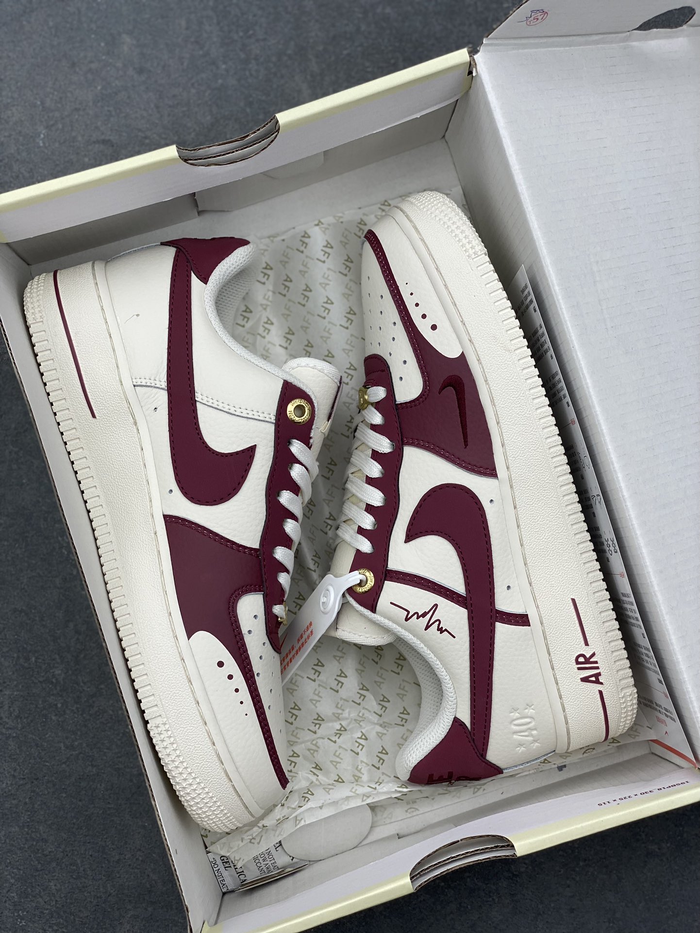 Nike Air Force 1 '07 Low Burgundy Crush Sneakers - Classic Style 10 i1727629925 9749 5