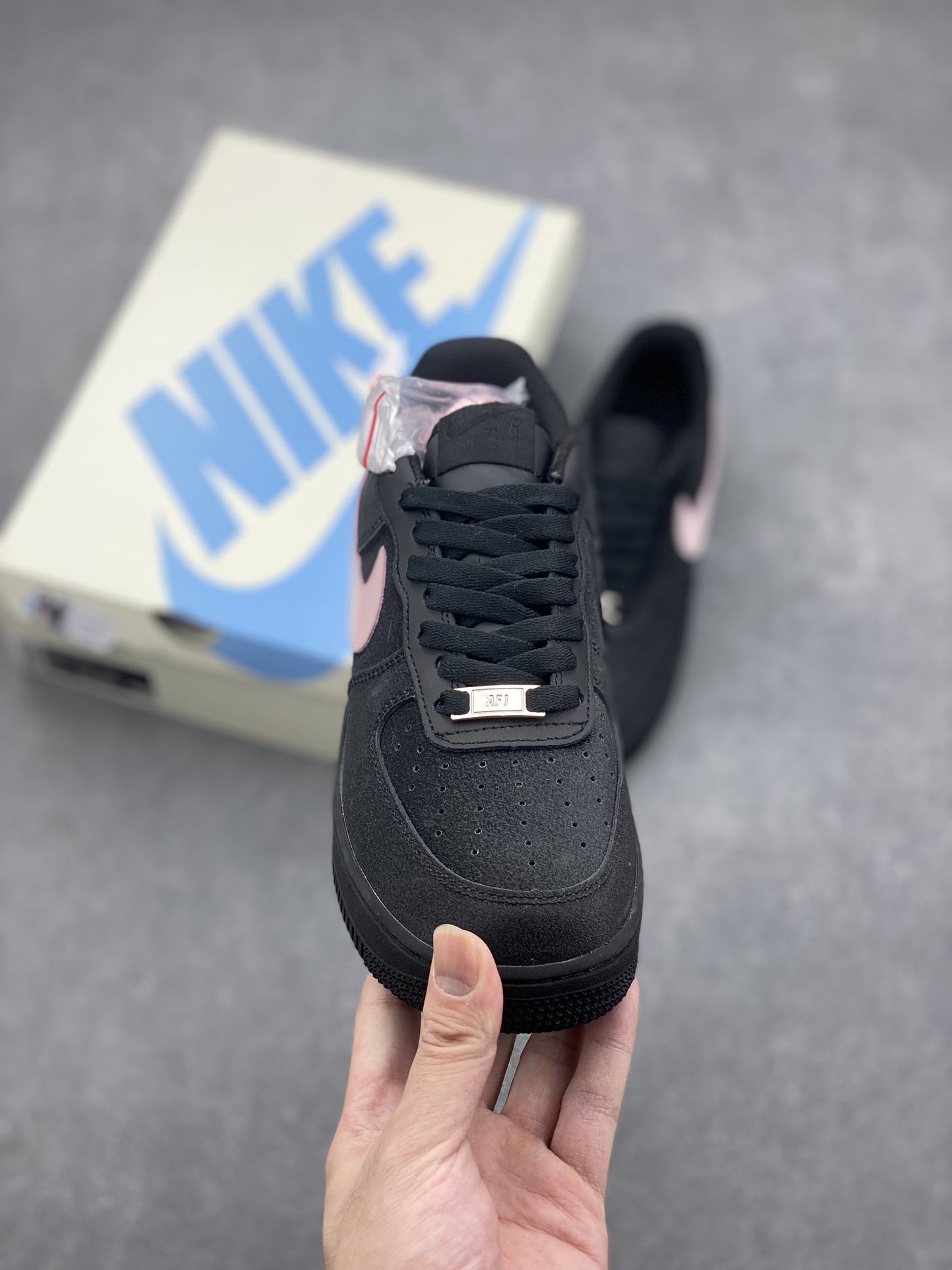 Nike Air Force 1 '07 Low Black Pink Sneaker - Full Starry Sky Design 3 i1727931730 1422 3