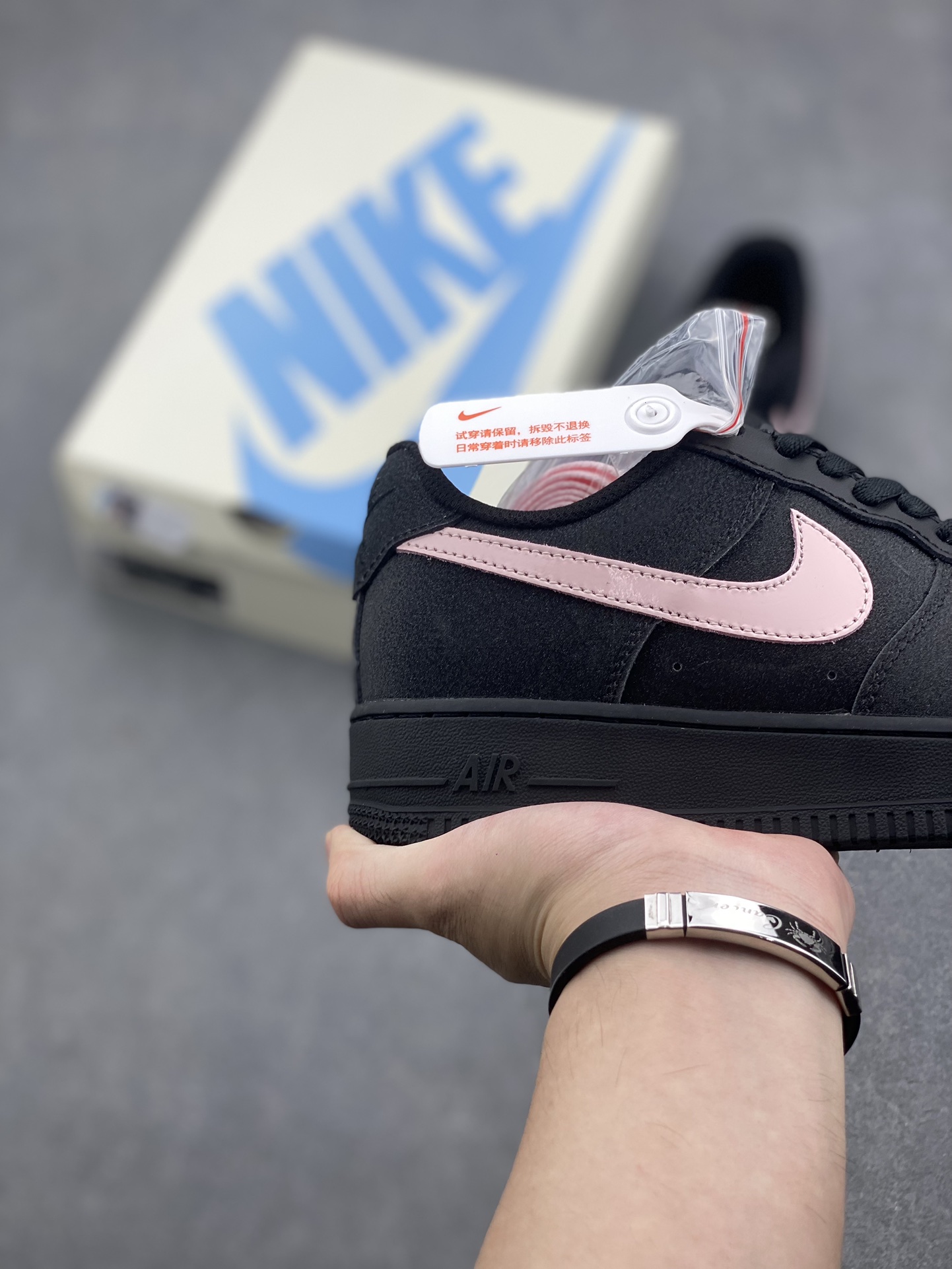 Nike Air Force 1 '07 Low Black Pink Sneaker - Full Starry Sky Design 6 i1727931730 1439 1
