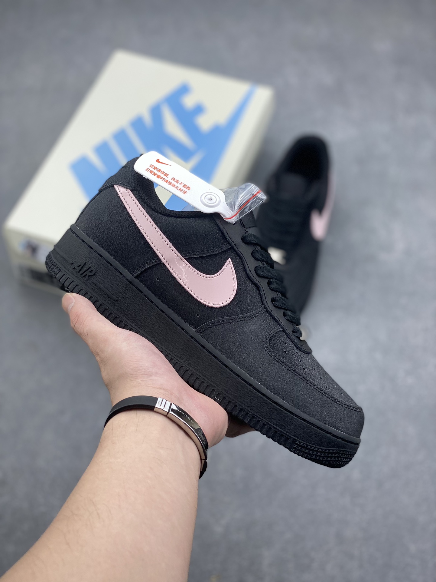 Nike Air Force 1 '07 Low Black Pink Sneaker - Full Starry Sky Design 2 i1727931730 2380 5
