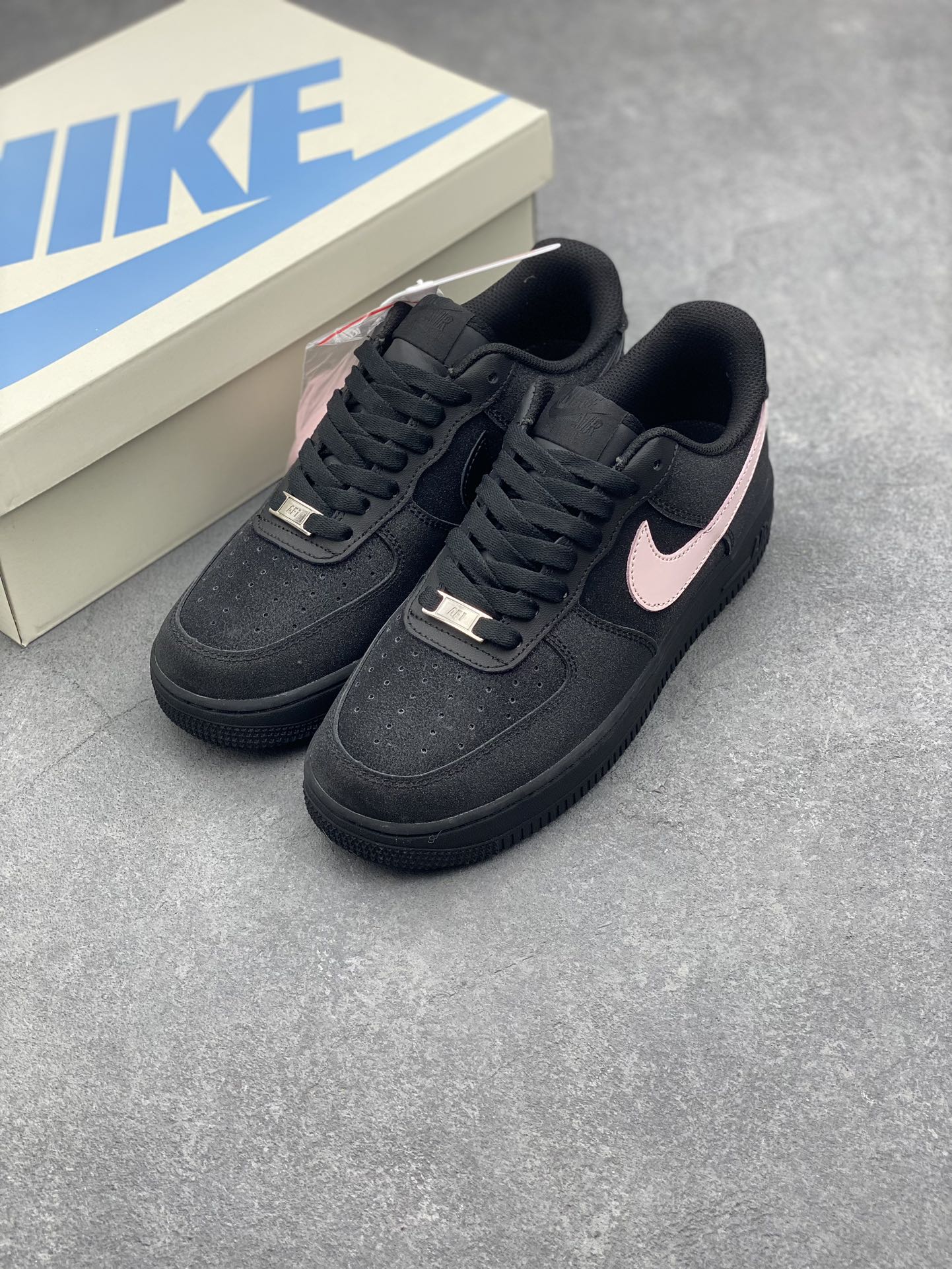 Nike Air Force 1 '07 Low Black Pink Sneaker - Full Starry Sky Design 9 i1727931730 8572 7