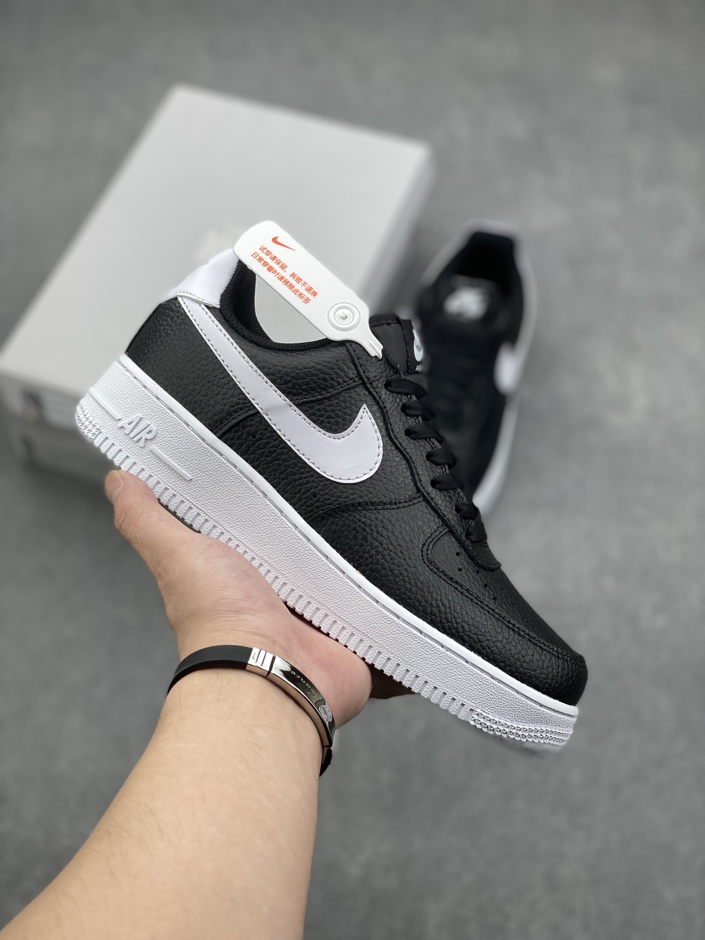 Nike Air Force 1 Low '07 Black/White Leather Casual Sneakers CT2302-002 2 i1727931938 1678 2