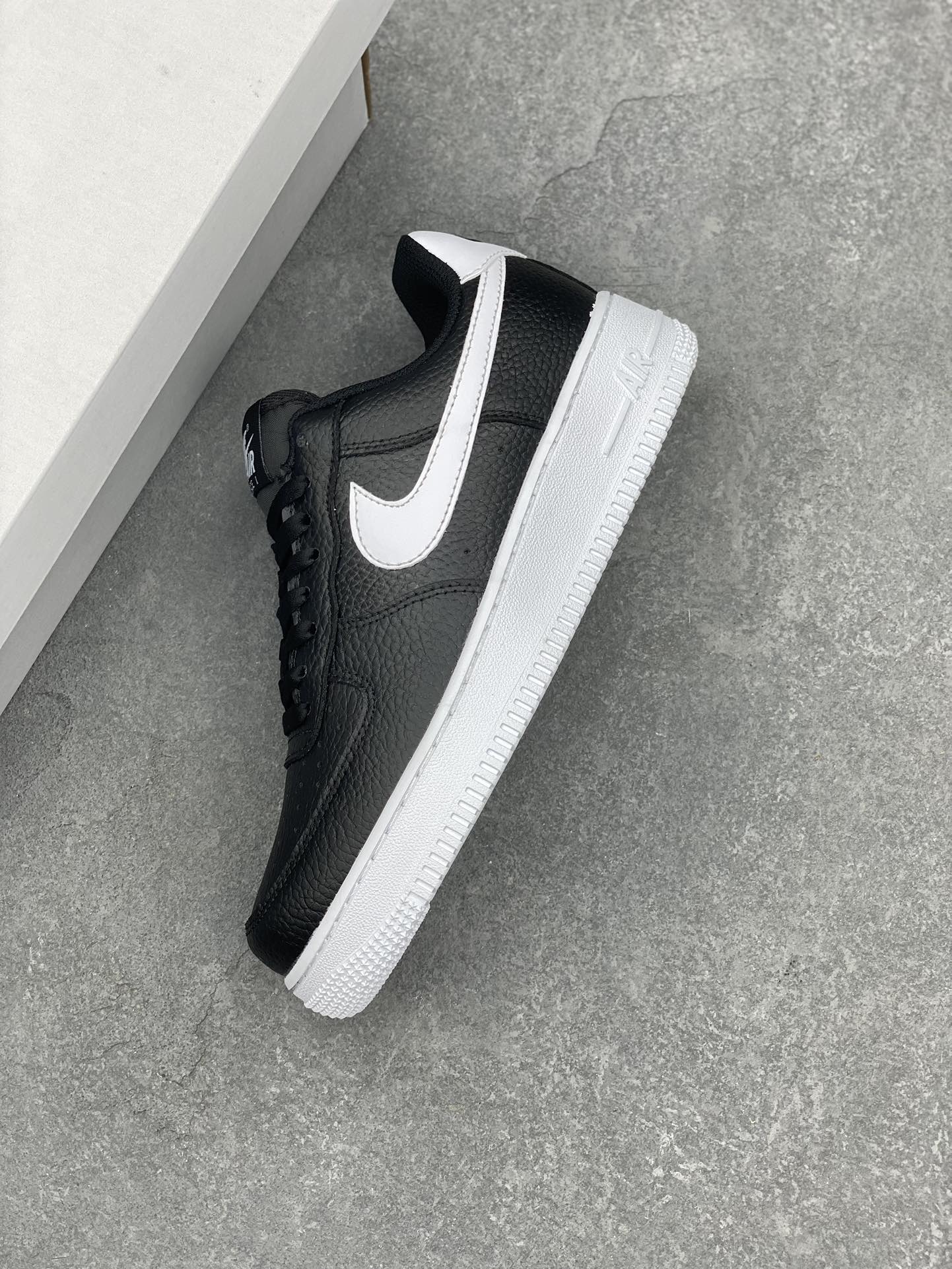 Nike Air Force 1 Low '07 Black/White Leather Casual Sneakers CT2302-002 7 i1727931938 7859 7