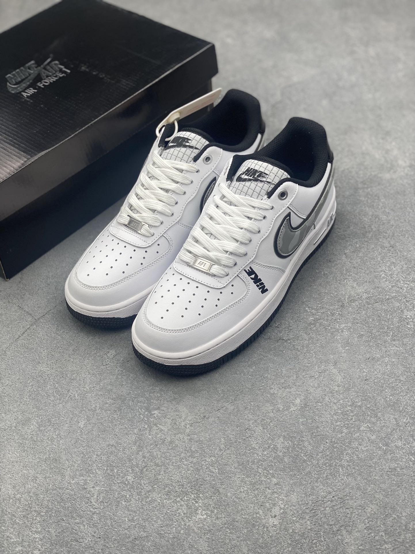 Nike Air Force 1 Low White Silver Swoosh Casual Sneakers DC8873-101 9 i1727993545 3977 8