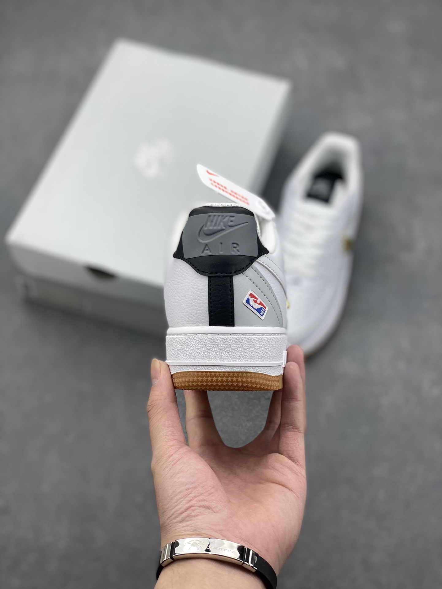 Nike Air Force 1 Low NBA White/Gold Sneakers - CT3842-100 5 i1727993707 3536 4