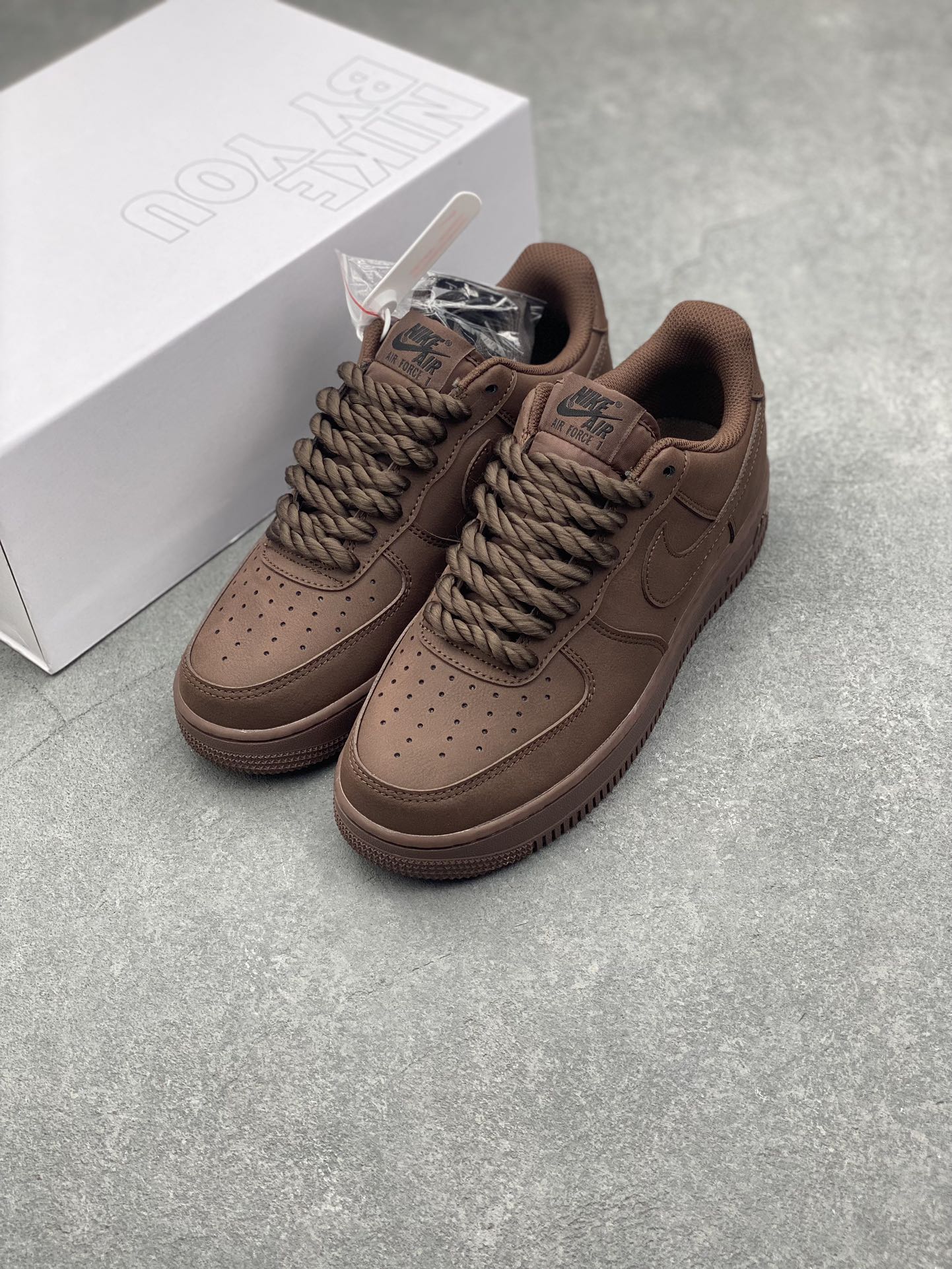 Nike Air Force 1 '07 Low Brown Casual Sneakers - Style CW2288-111 9 i1728072316 3504 2