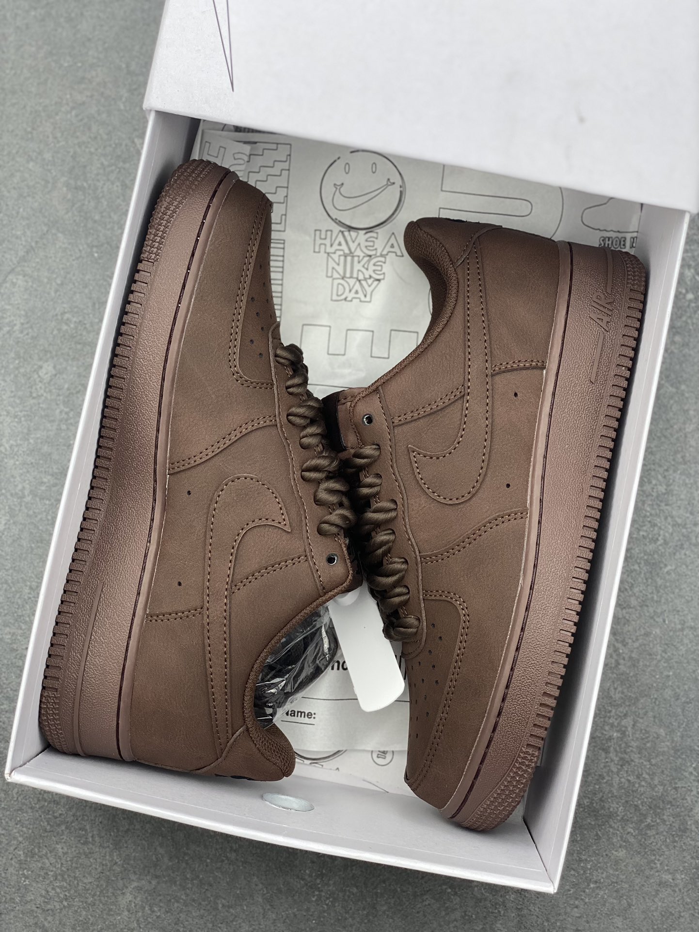 Nike Air Force 1 '07 Low Brown Casual Sneakers - Style CW2288-111 10 i1728072317 5509 7
