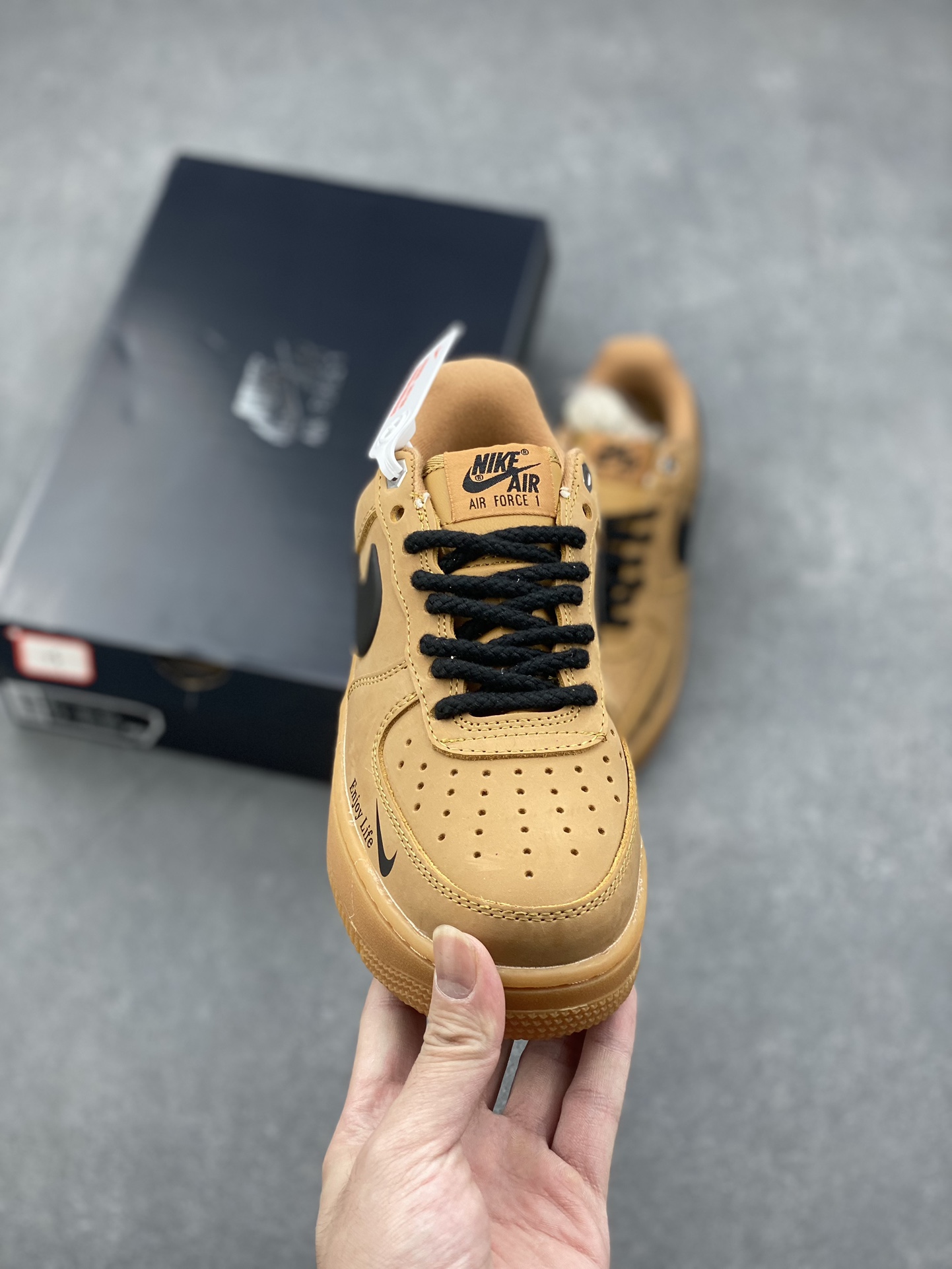Nike Air Force 1 Low '07 Brown Black "Enjoy Life" - Style FZ7372-200 3 i1728072539 3136 8