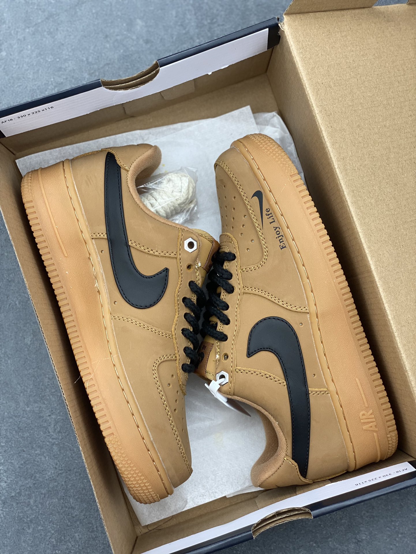 Nike Air Force 1 Low '07 Brown Black "Enjoy Life" - Style FZ7372-200 10 i1728072539 6948 1