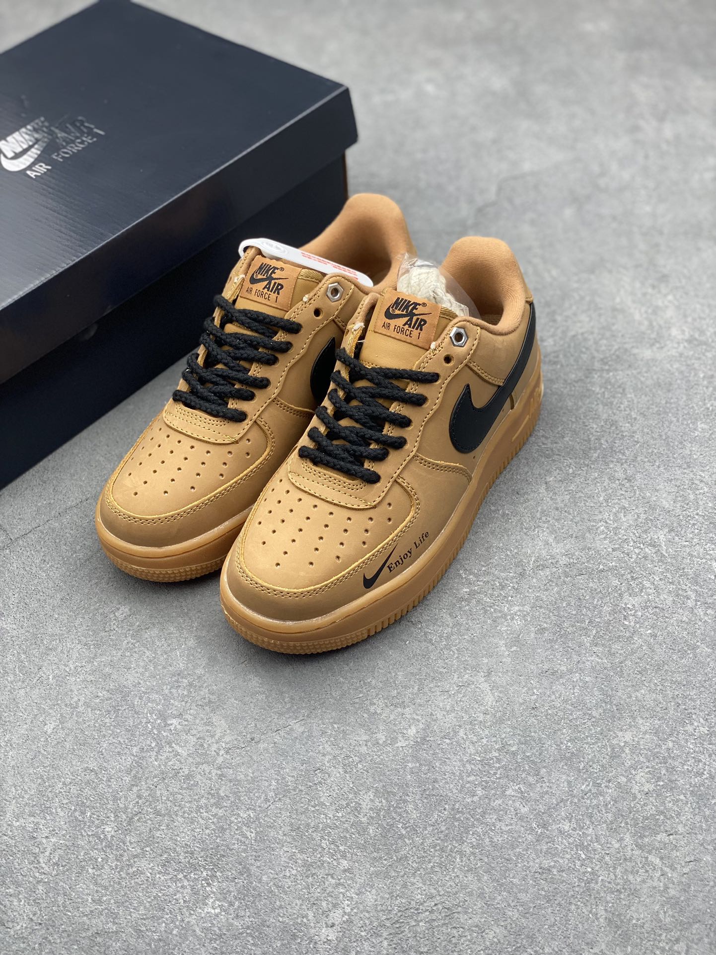 Nike Air Force 1 Low '07 Brown Black "Enjoy Life" - Style FZ7372-200 9 i1728072539 6951 4